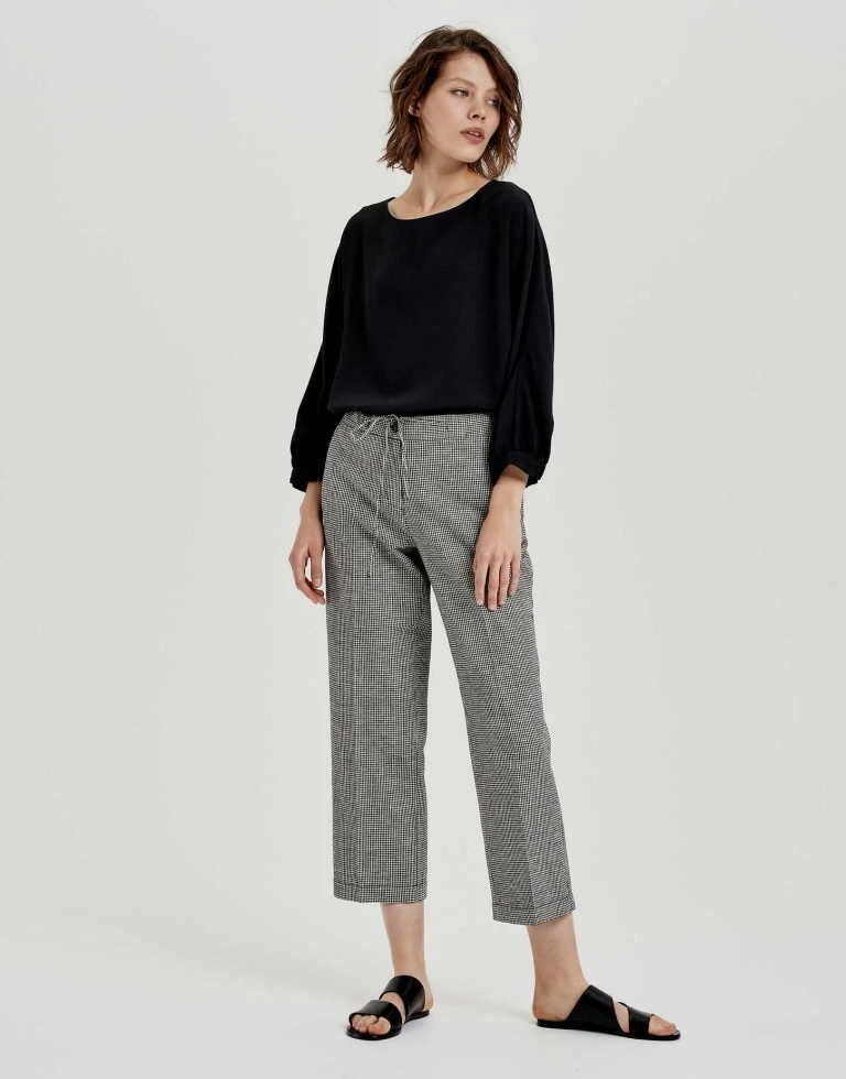 OPUS Stoffhose »schwarz Gerade« (1-tlg) – Bild 2