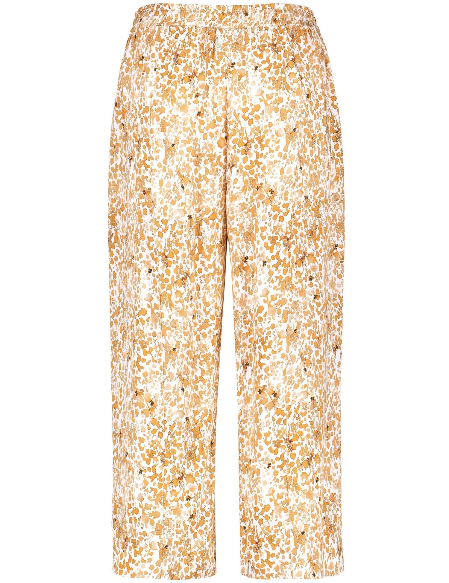 Taifun Stoffhose »Verkürzte Palazzohose Mit Allover-Print Wide Leg High« – Bild 3