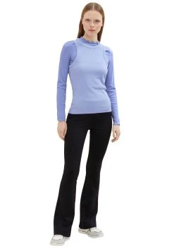 TOM TAILOR Denim Leggings In Figurbetonter Form Mit Ausgestelltem Saum