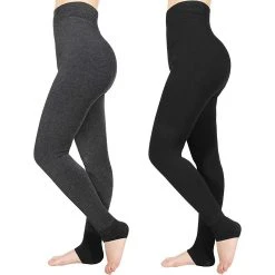 AcserGery Caprileggings »2 Stücke Gepolsterte Böden, Grau Und Schwarz, Mittlere Größe« (2-tlg)