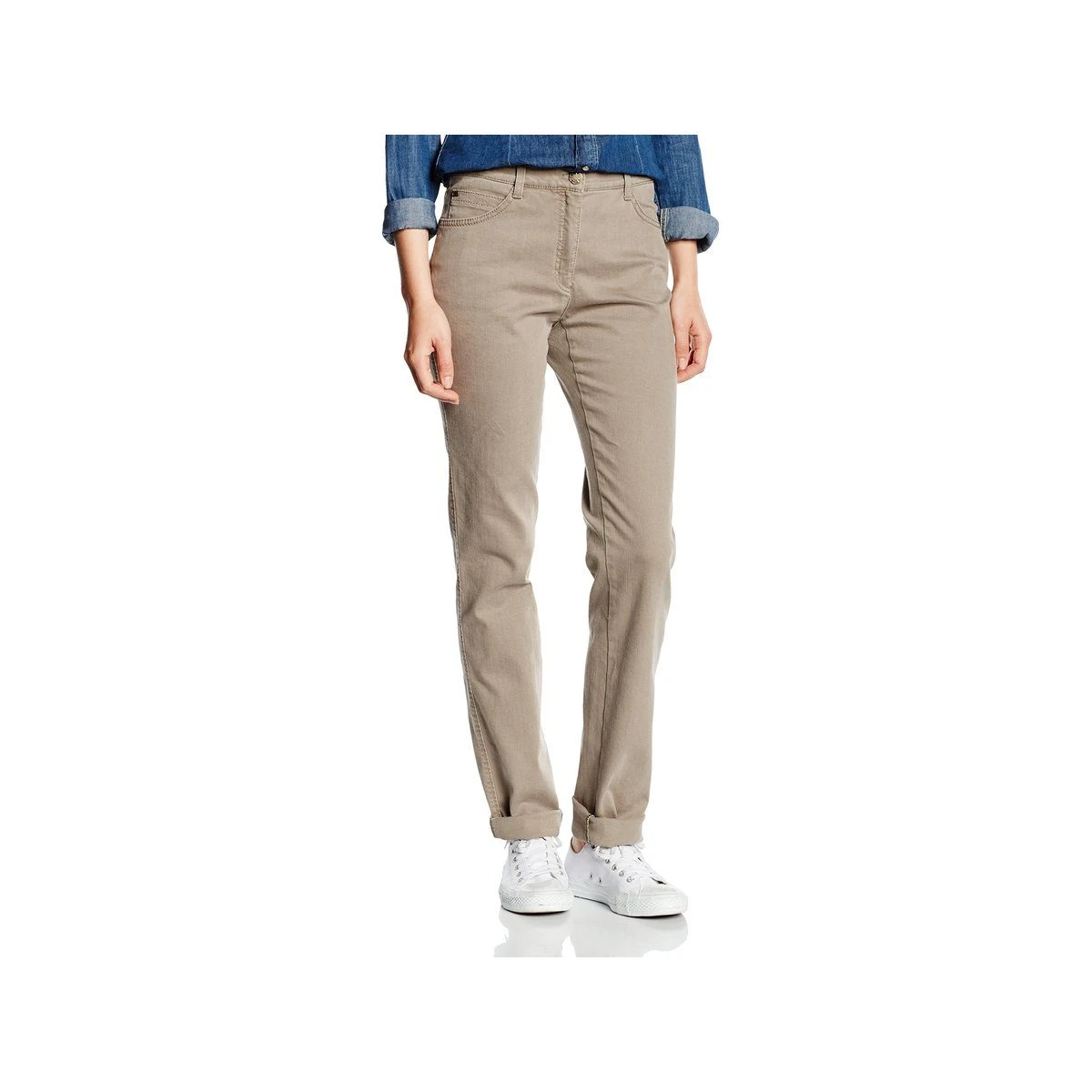 Brax Stoffhose »taupe Regular« (1-tlg)