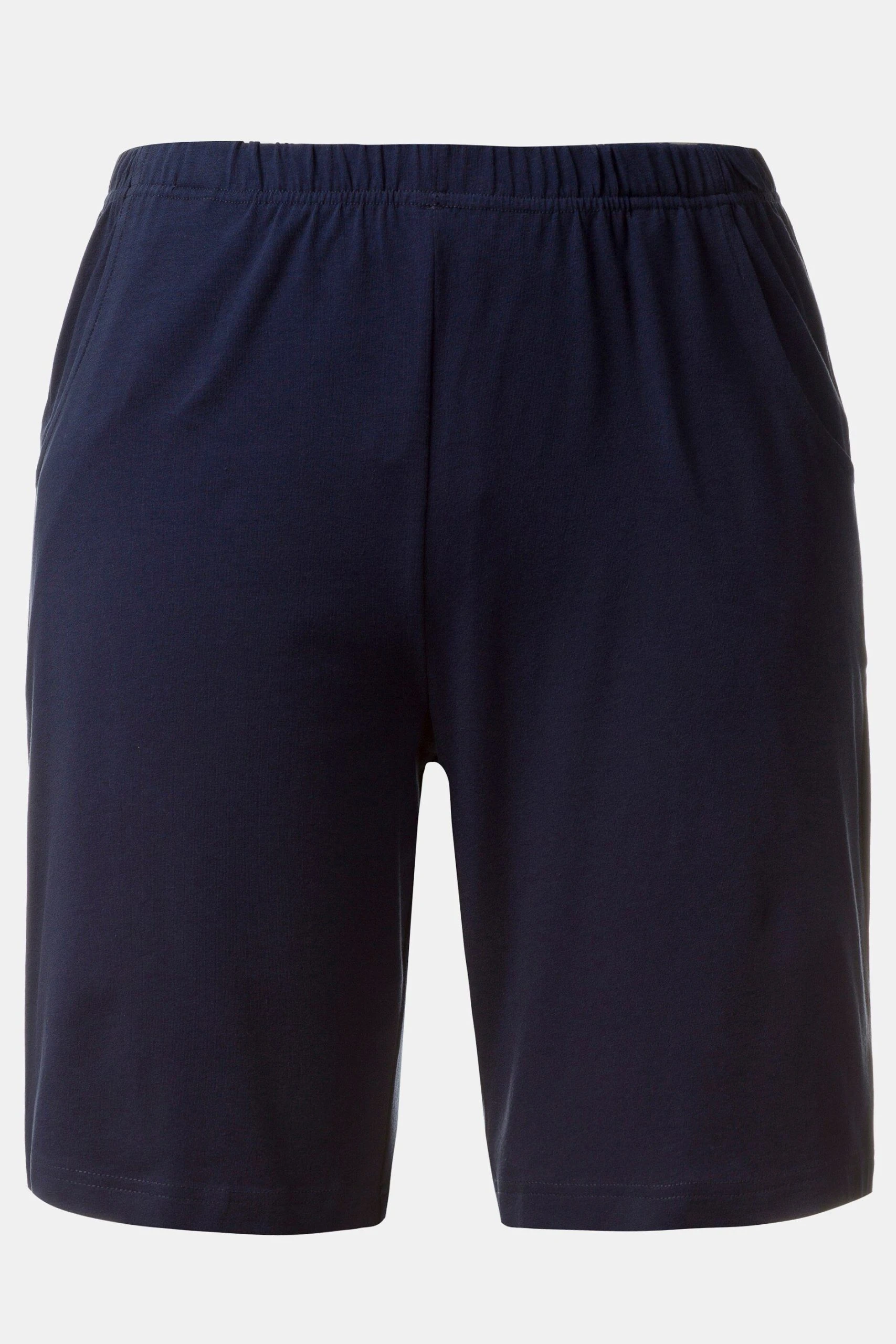 Ulla Popken Bermudas Jersey-Shorts Elastikbund Taschen – Bild 4