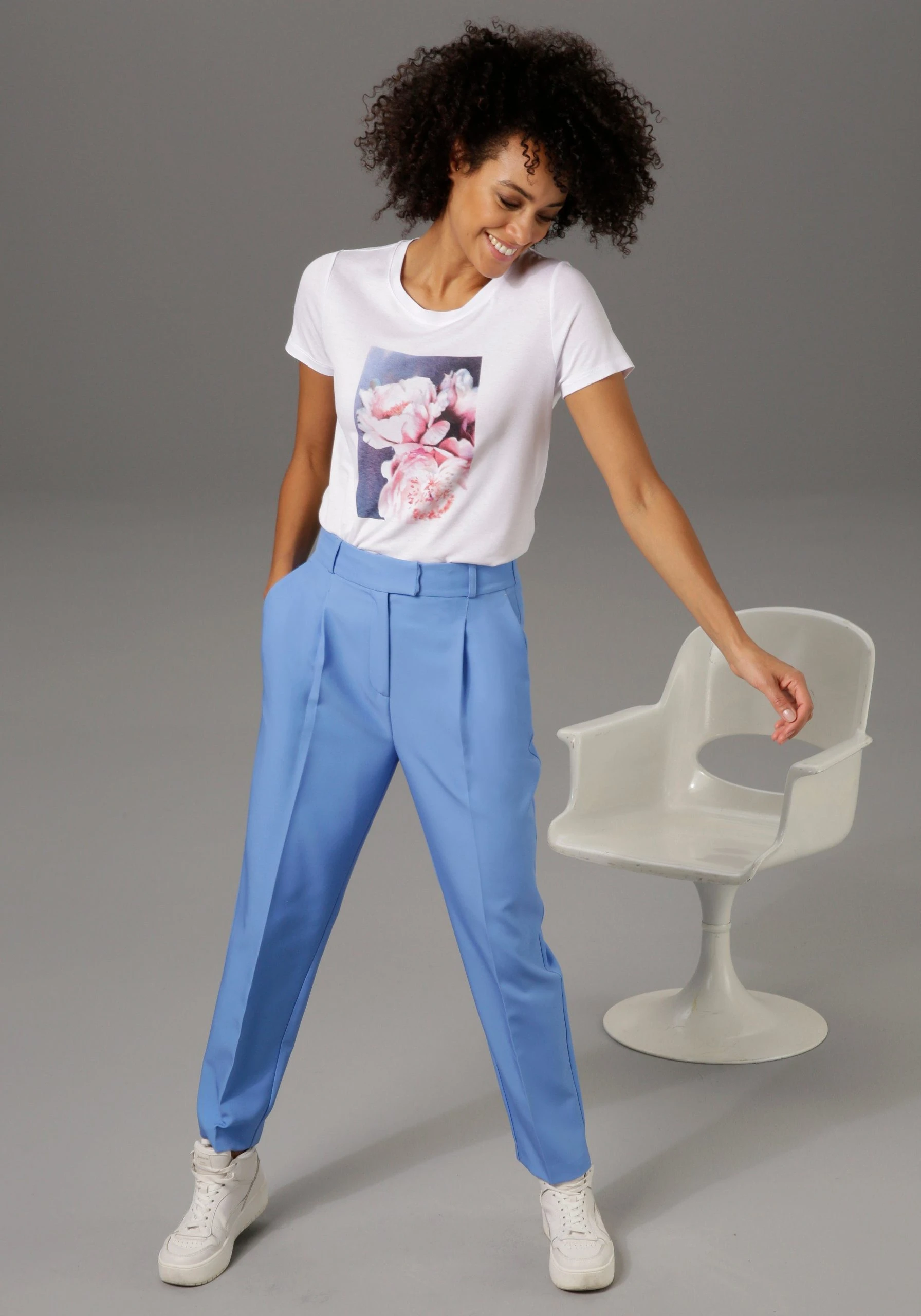 Aniston CASUAL Anzughose In Trendiger 7/8-Länge – Bild 3