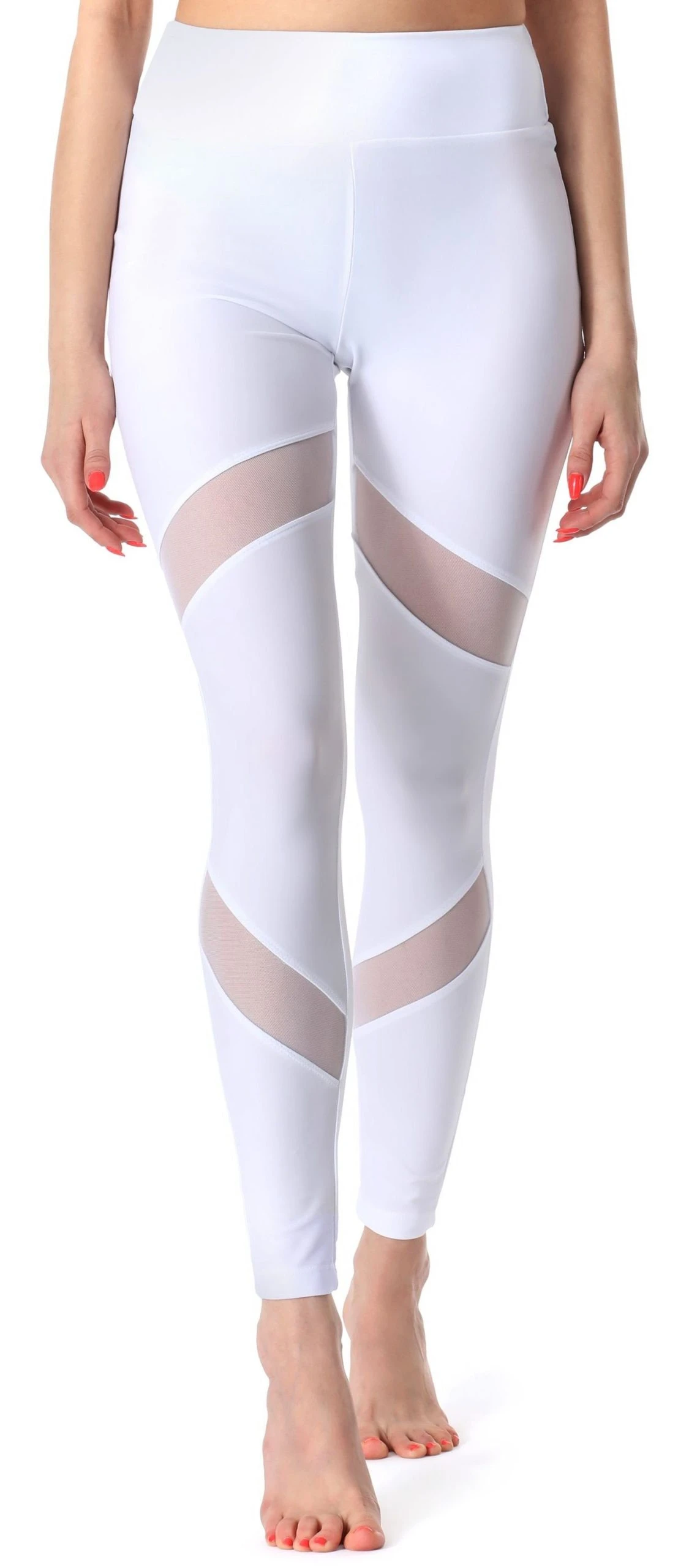 Merry Style Leggings Damen Lange Leggings Fitnesshose MS10-233 (1-tlg) Elastischer Bund