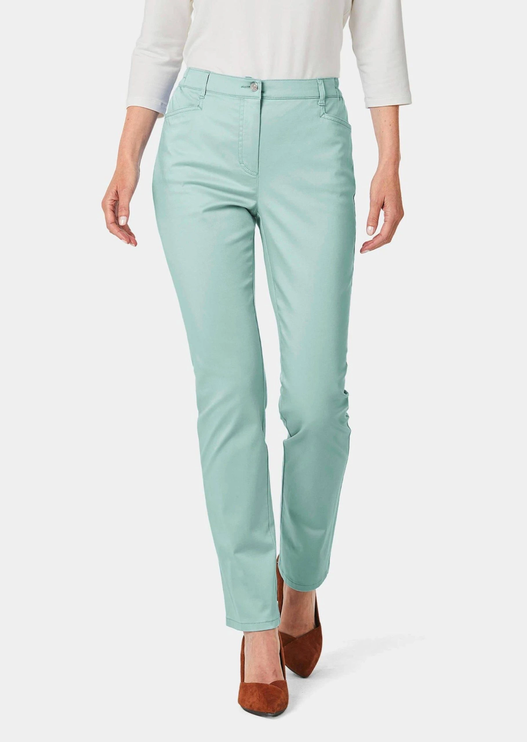GOLDNER Stoffhose »Leichte Baumwoll-Hose Carla« Ohne