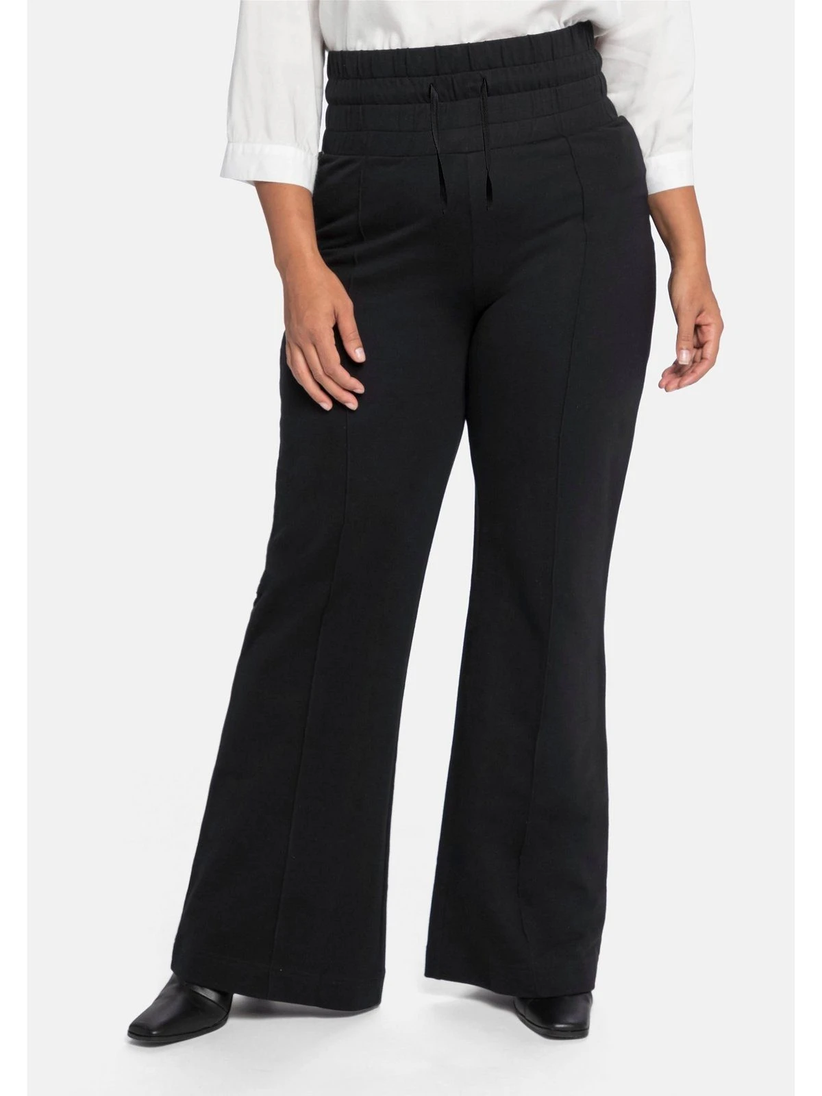 Sheego Schlupfhose »Joggpants« Aus Weicher Sweatware, Mit Hohem Bund