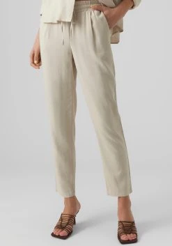 Vero Moda Schlupfhose VMJESMILO ANKLE PANTS GA NOOS Mit Leinen