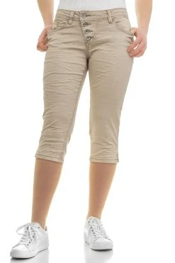 Buena Vista Caprihose »Hose Malibu Capri Slim Sand Dollar«