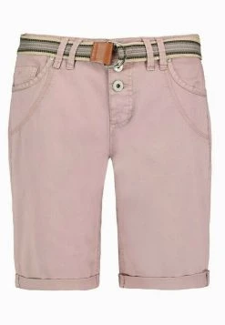 Urban Surface Bermudas Urban Surface Damen Short Bermuda Kurze Hose Sommer Chino Stoff Hose Mit Gürtel