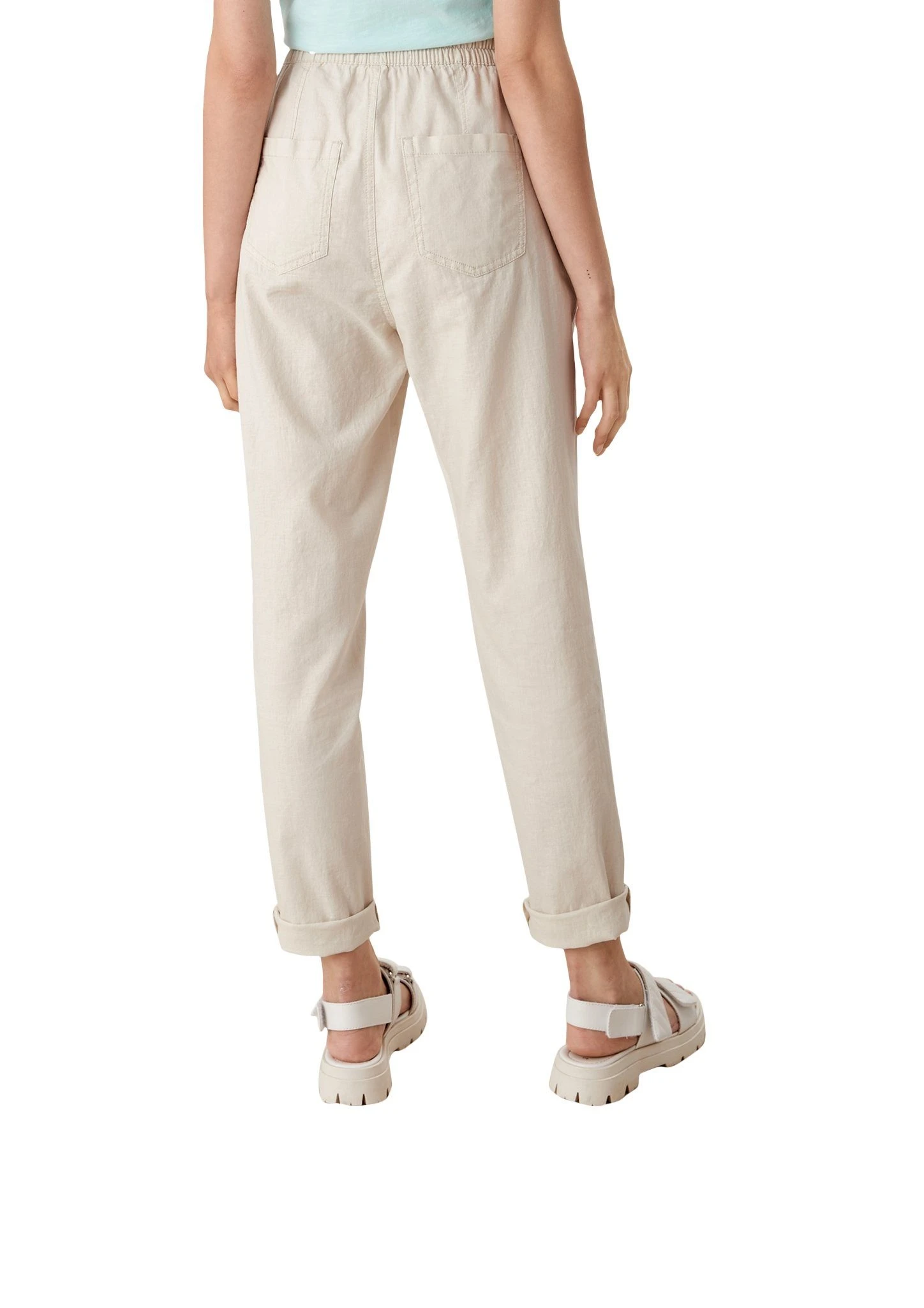 Q/S By S.Oliver Stoffhose »High-Waist-Hose Aus Leinenmix« (1-tlg) – Bild 8