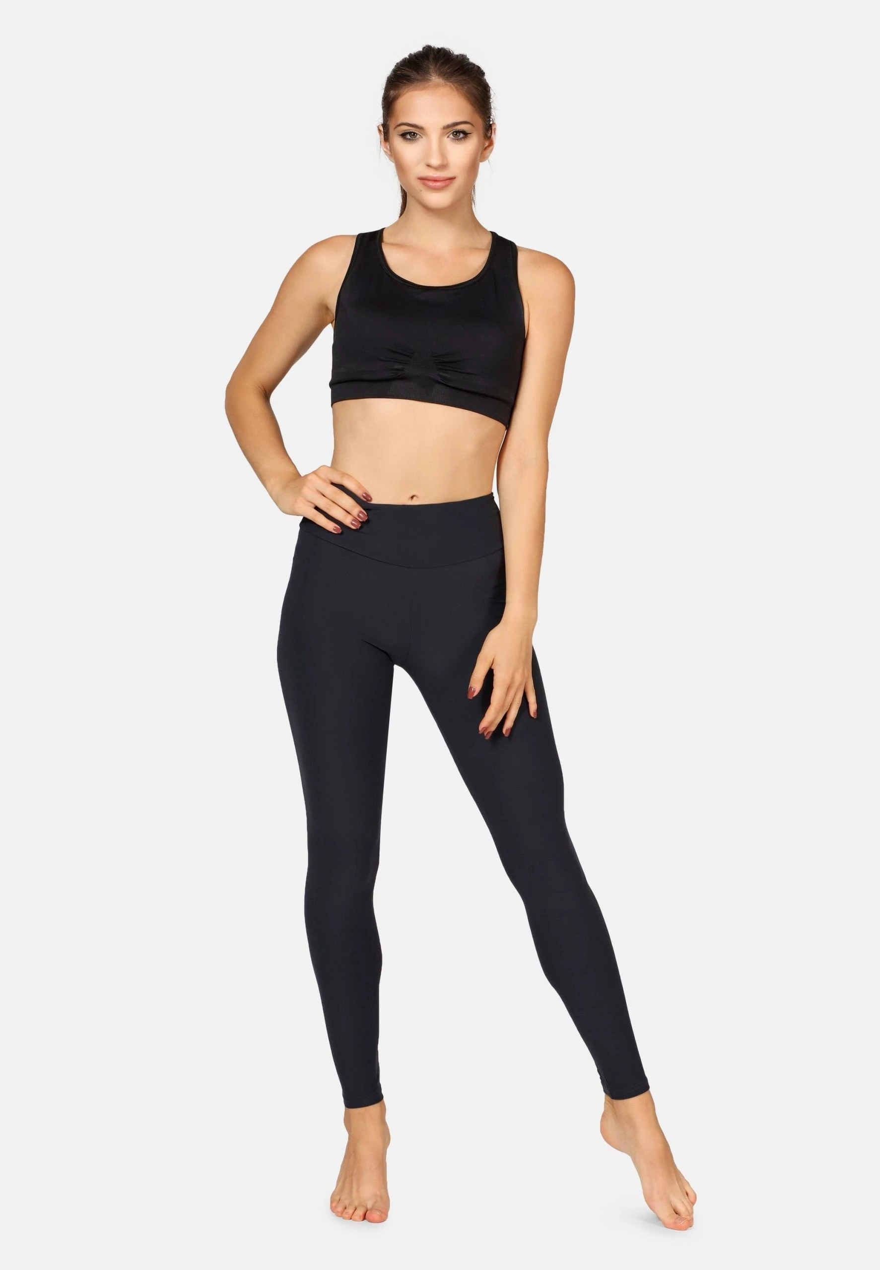 Merry Style Leggings Damen Lange Leggings MS10-303 (1-tlg) Elastischer Bund – Bild 4