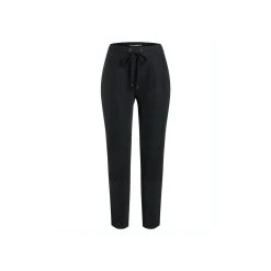 Cambio Stoffhose Schwarz Regular (1-tlg)