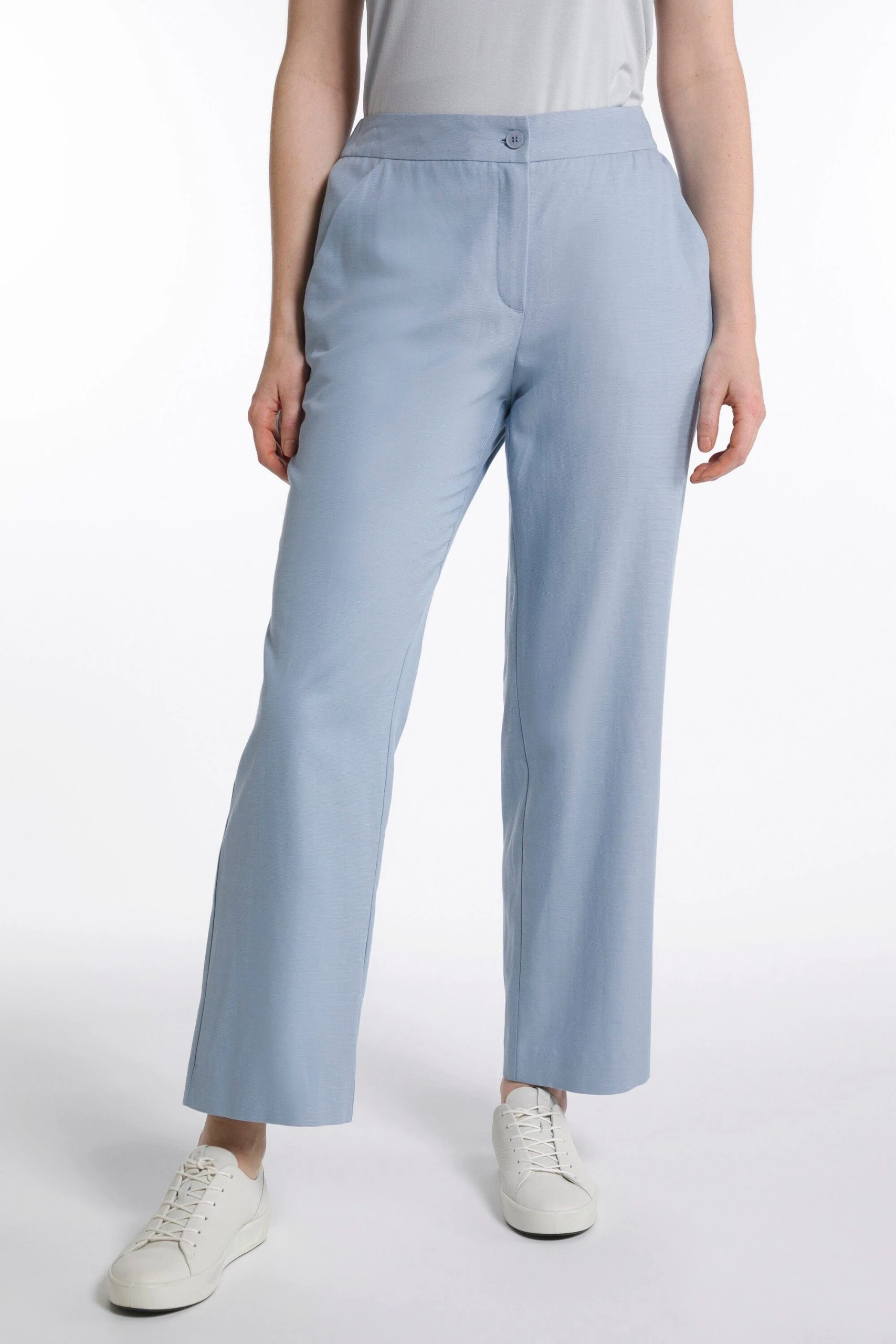 Ulla Popken Funktionshose »7/8-Marlenehose Weites Gerades Bein Komfortbund«