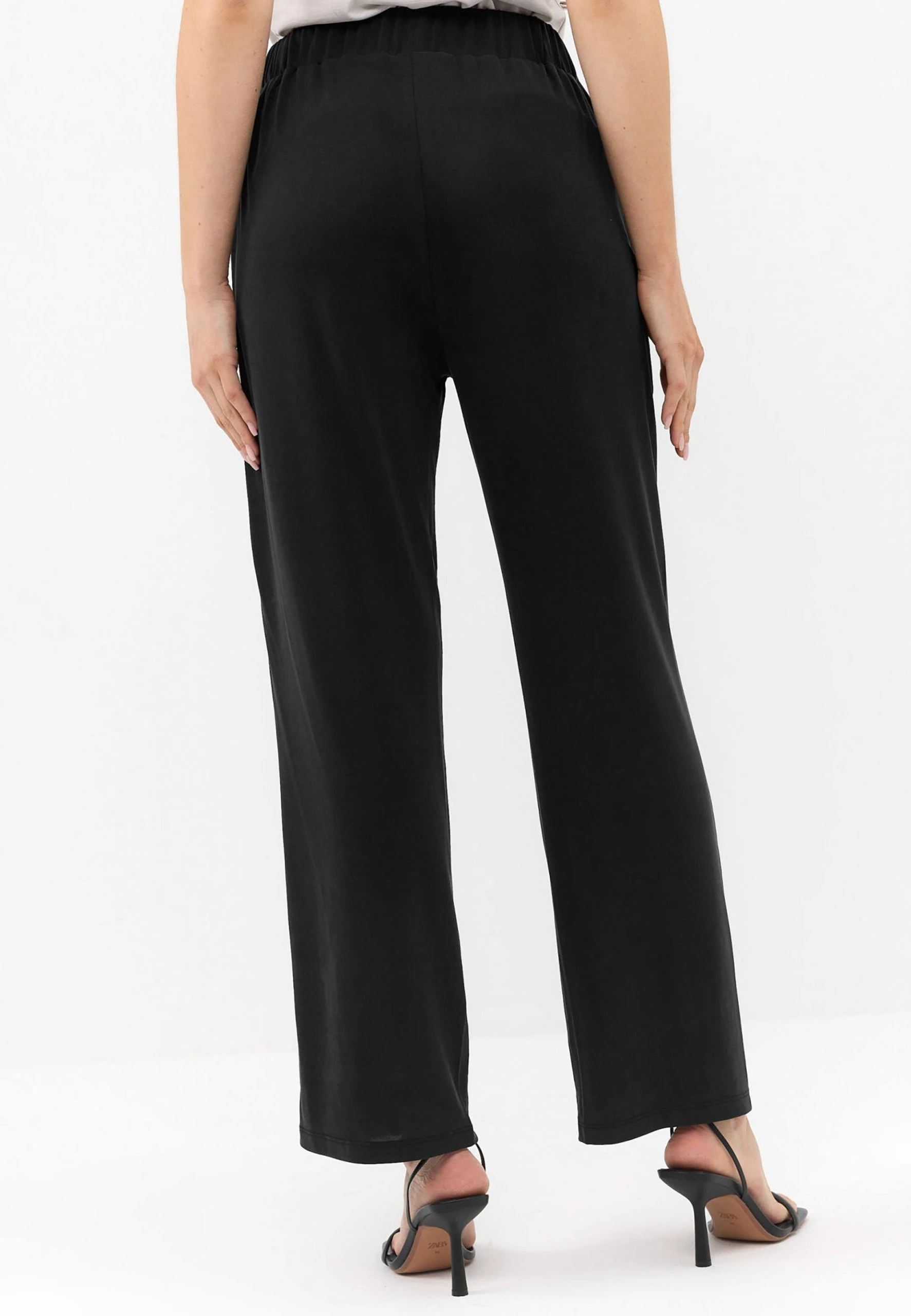 Cotton Candy Stoffhose JOHANNA Mit Weitem Bein – Bild 4