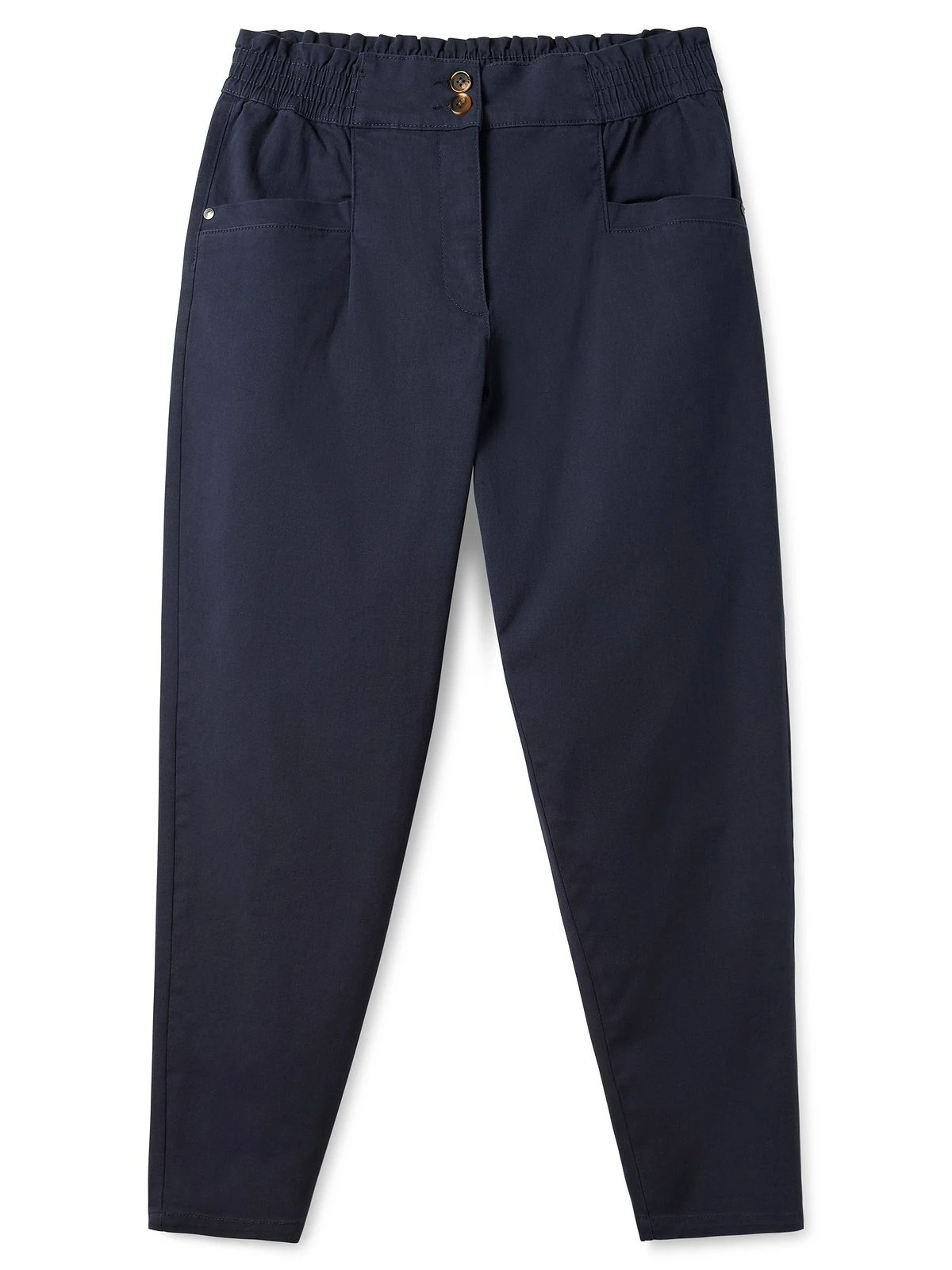 Sheego Stretch-Hose Chinohose Aus Elastischem Twill, Mit High-Waist-Bund – Bild 5