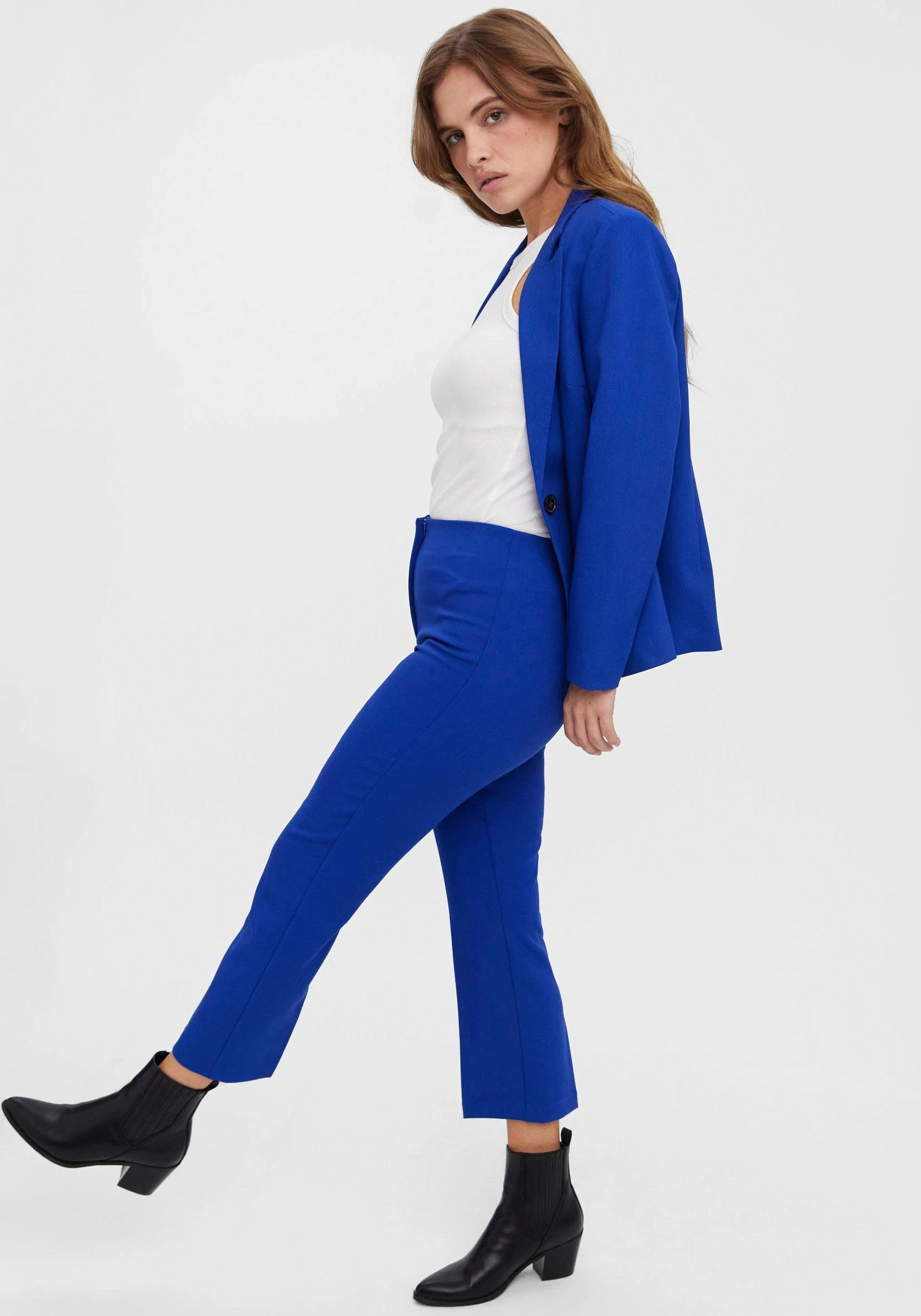 Vero Moda Anzughose VMSANDY HR CREASE KICK FLARE PANT – Bild 6