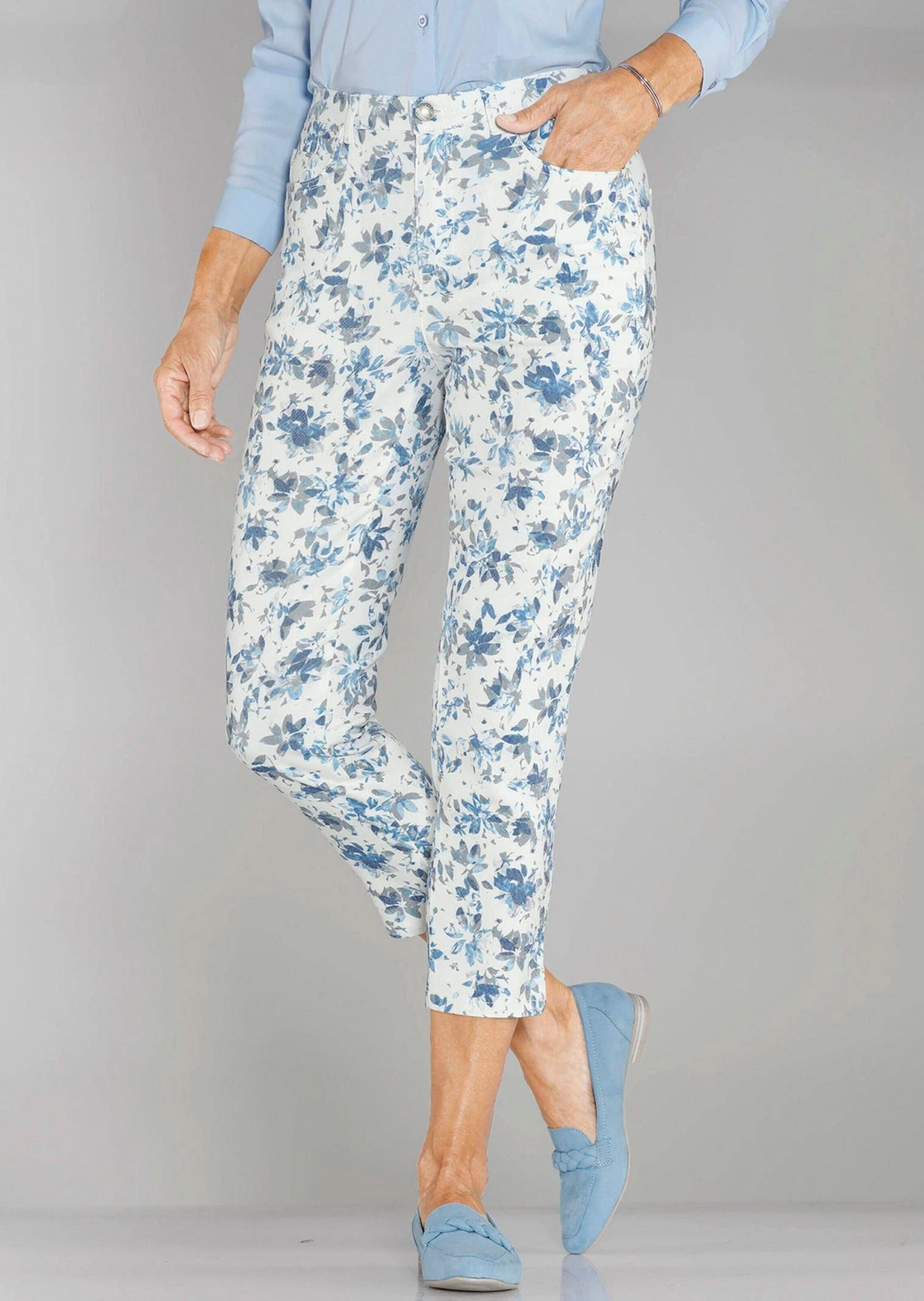 GOLDNER Stoffhose Kurzgröße: Modischer 5-Pocket Stil – Bild 7