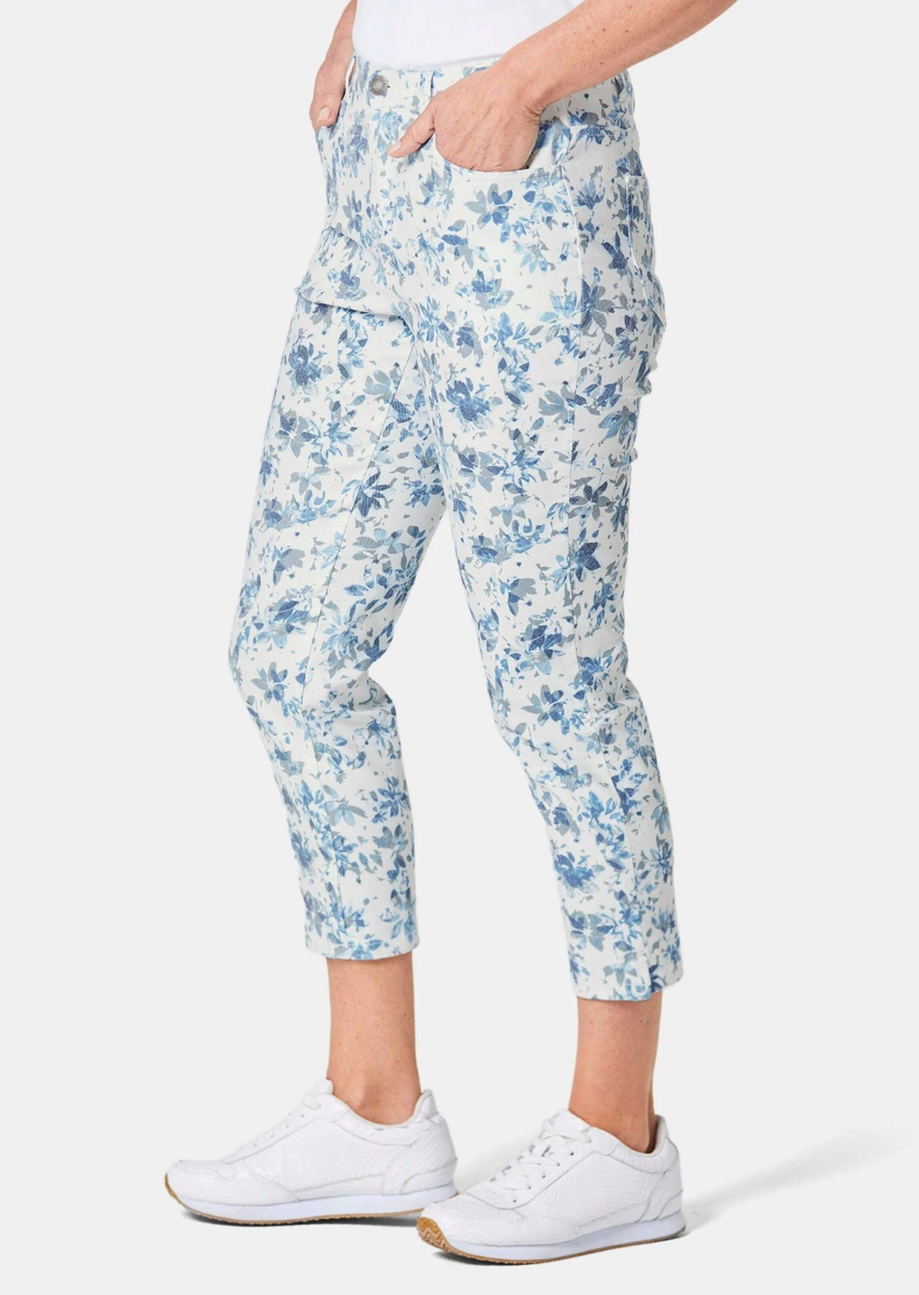 GOLDNER Stoffhose Kurzgröße: Modischer 5-Pocket Stil – Bild 4