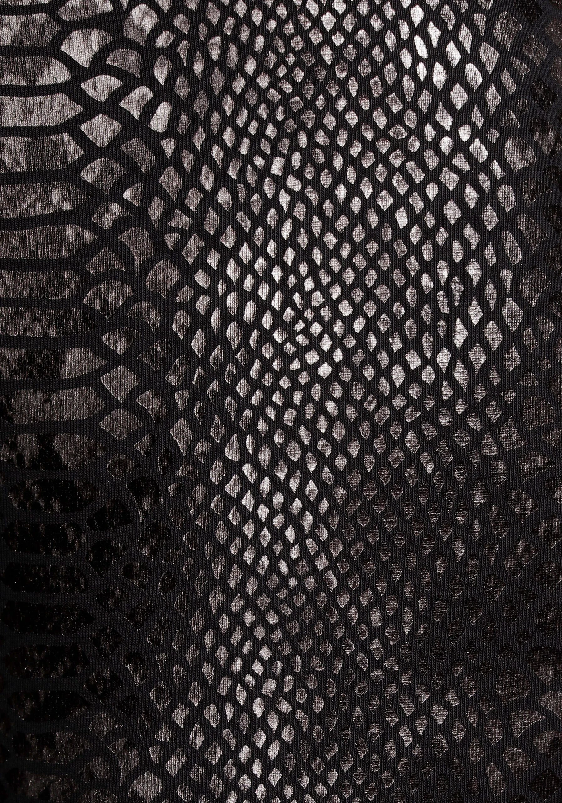 LASCANA Leggings Im Schlangenmuster Mit Raffung Am Bund – Bild 8