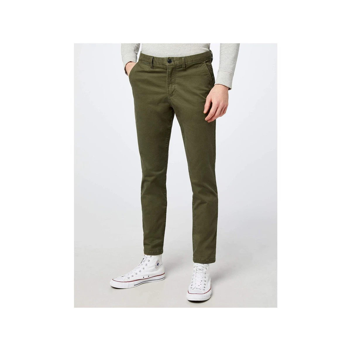 Jack & Jones Stoffhose »olive Regular« (1-tlg) – Bild 3