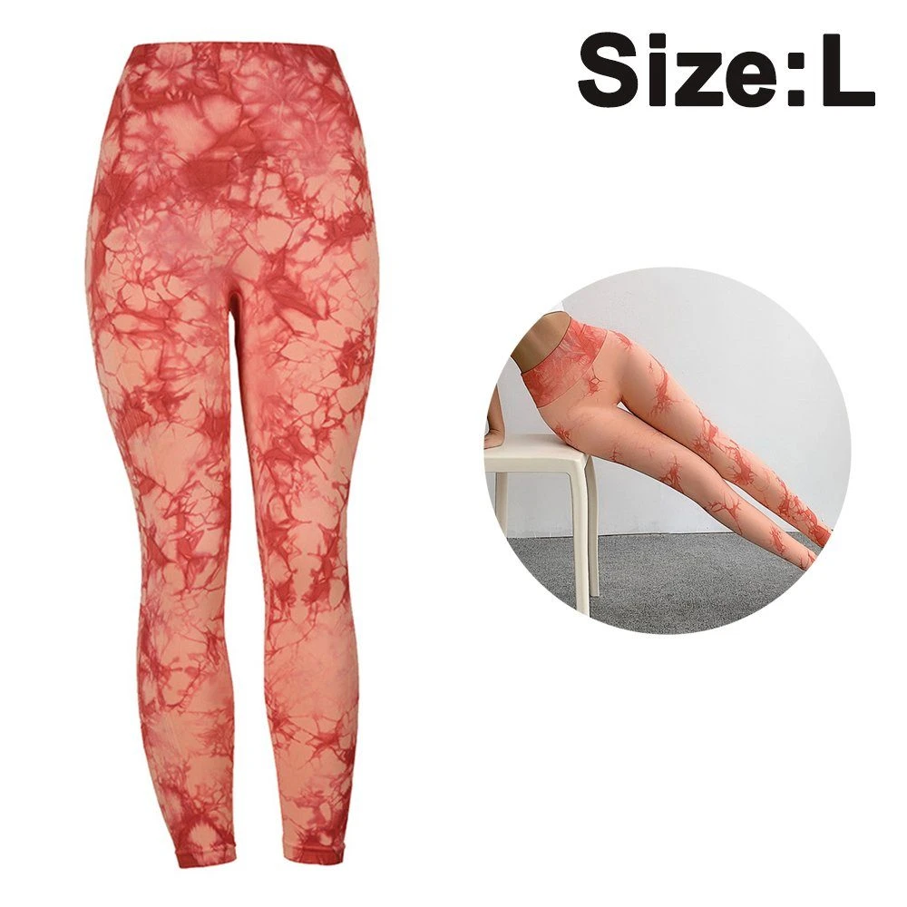 Mmgoqqt Leggings »Damen Sport Leggings, High Waist Push Up Boom Booty Leggings Mit Bauchkontrolle, Lange Sporthose Fitnesshose Yoga Leggings Für Damen Mädchen(L)« – Bild 2