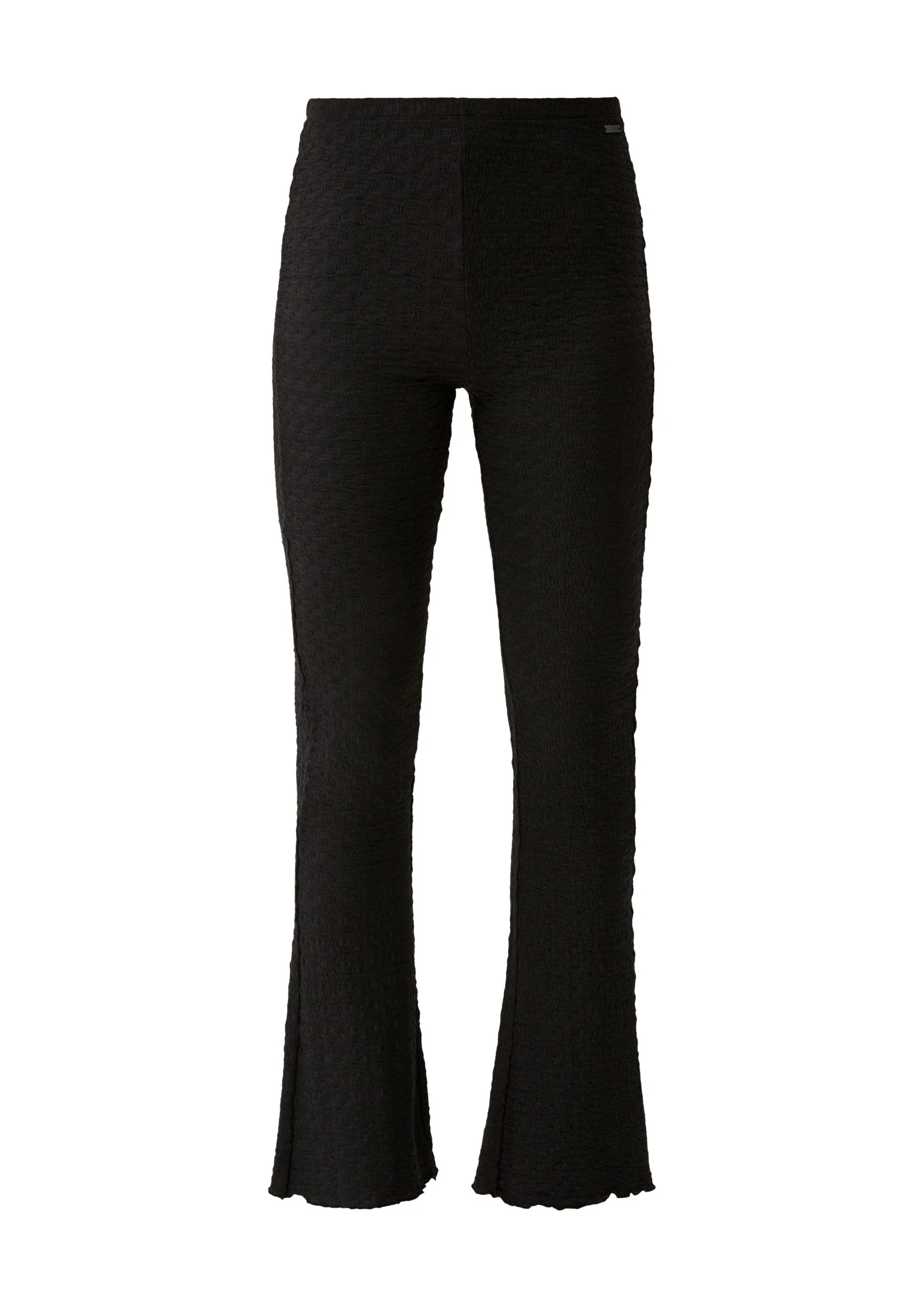 Q/S By S.Oliver Stoffhose »Regular: Strukturierte Hose Mit Flared Leg« (1-tlg) – Bild 4