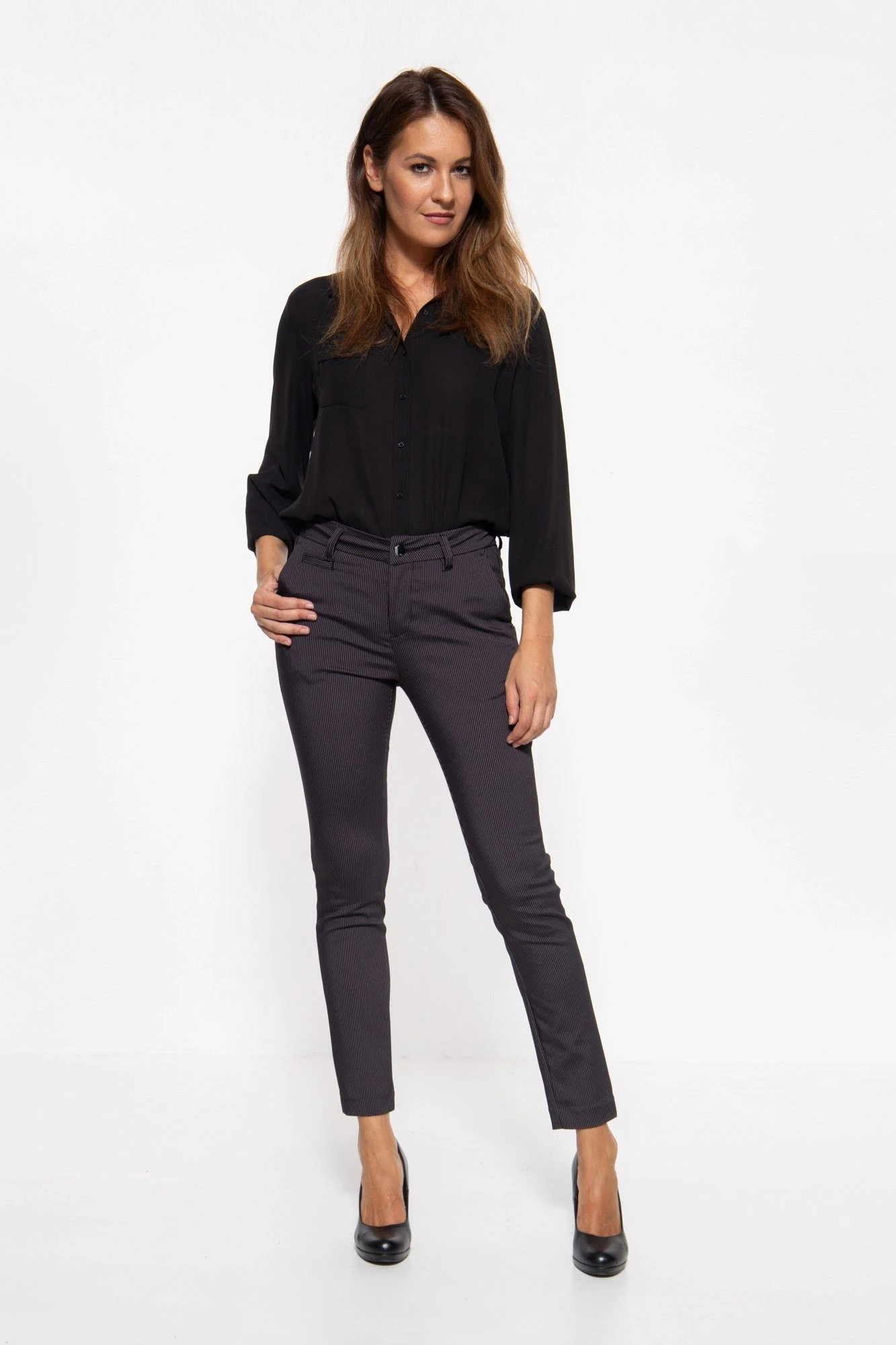 ATT Jeans Stoffhose »Ruby« Mit Eleganten Längsstreifen – Bild 4