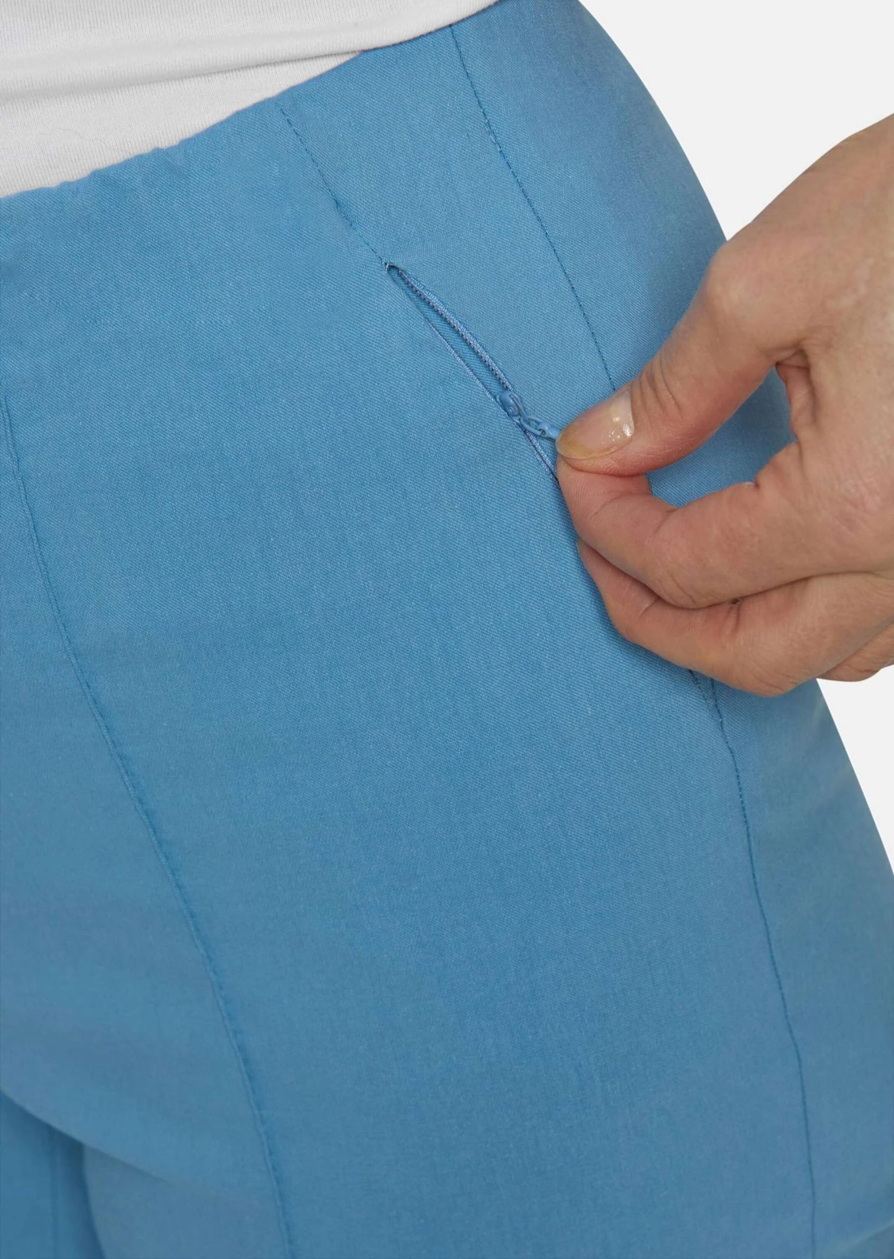 GOLDNER 7/8-Caprijeans »Moderne Hose Mit Streckenden Biesen« Ohne – Bild 5