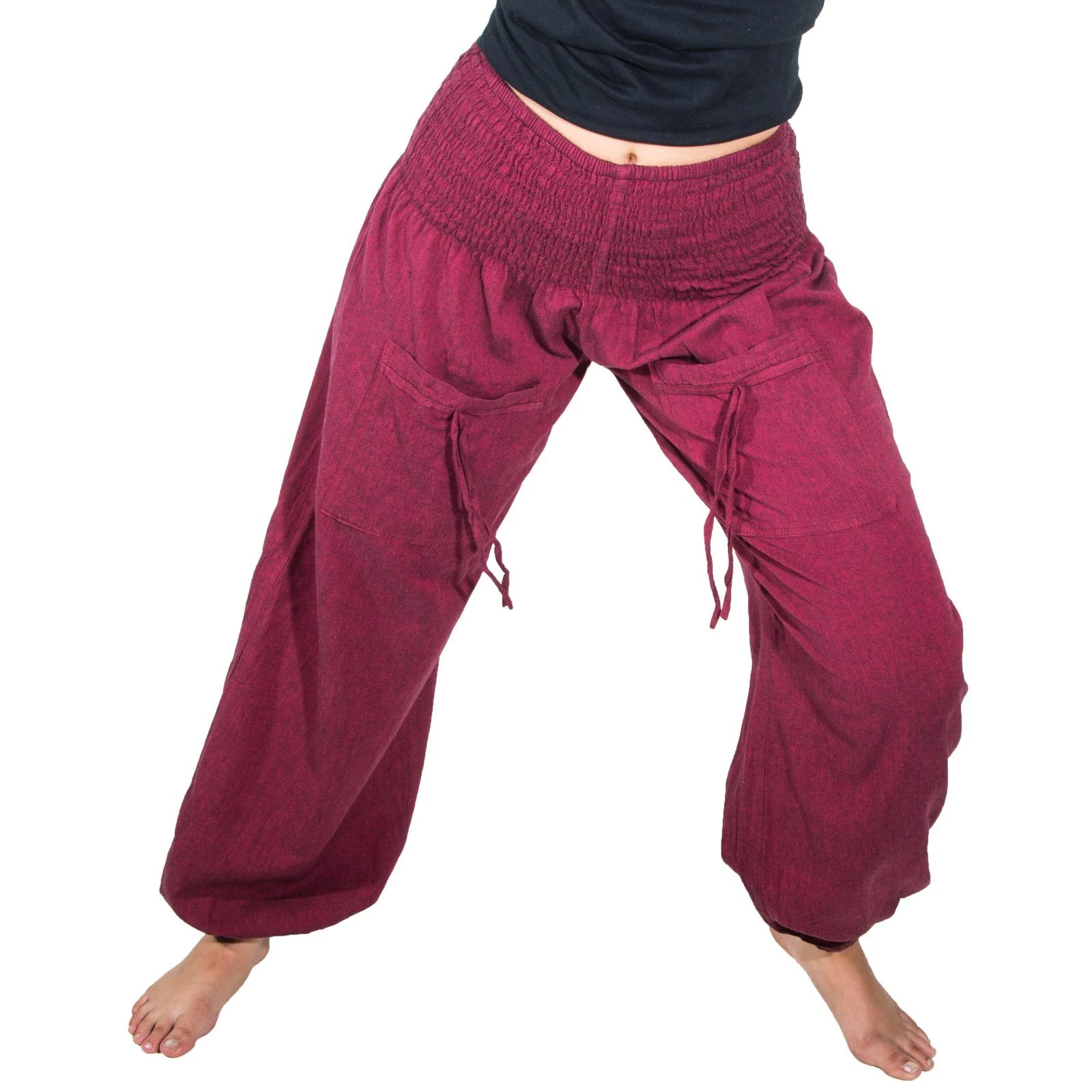 KUNST UND MAGIE Haremshose Kunst Und Magie Damen Pumphose Yoga Pilates Und Wellness Boho – Bild 2