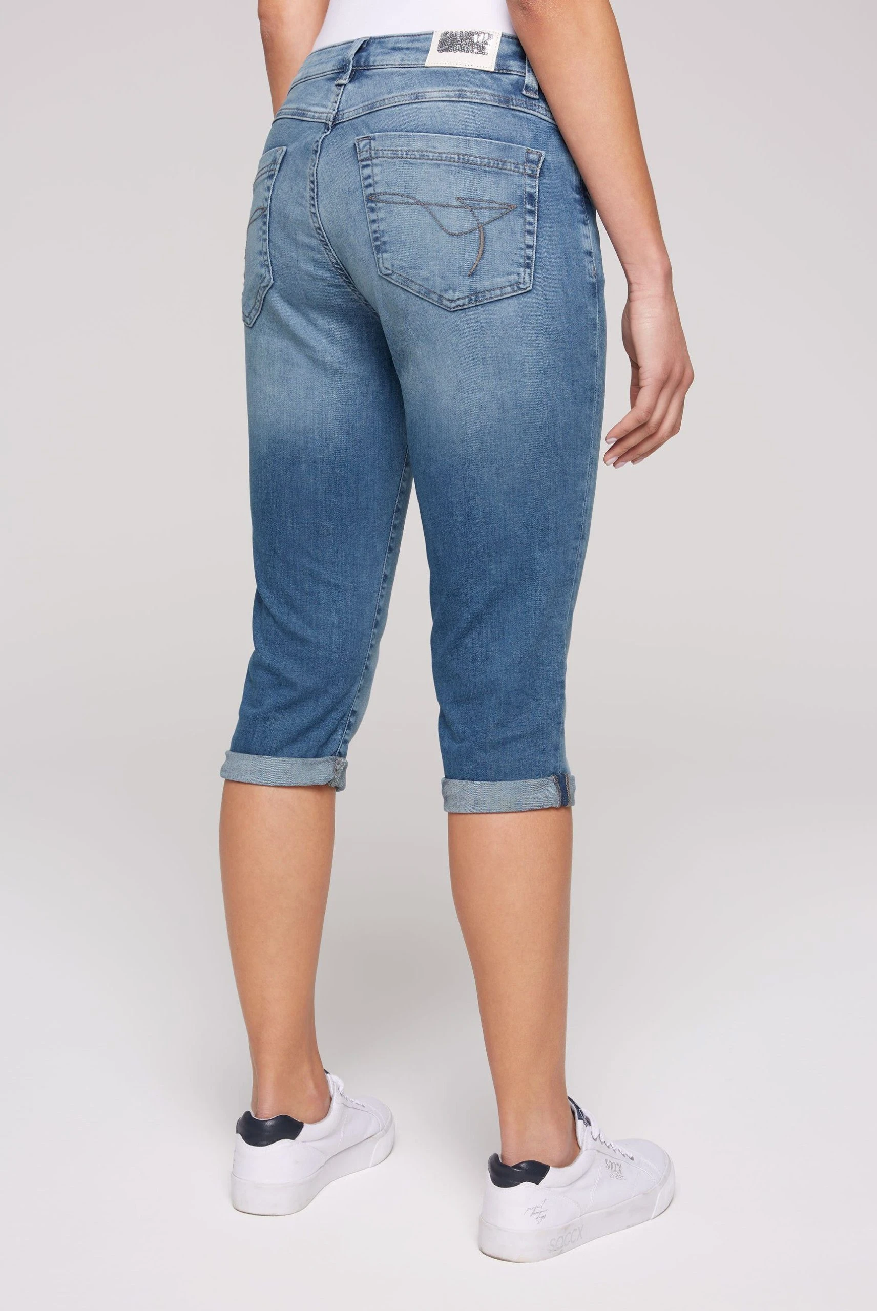 SOCCX Jeansshorts Mit Destroy-Effekten – Bild 5