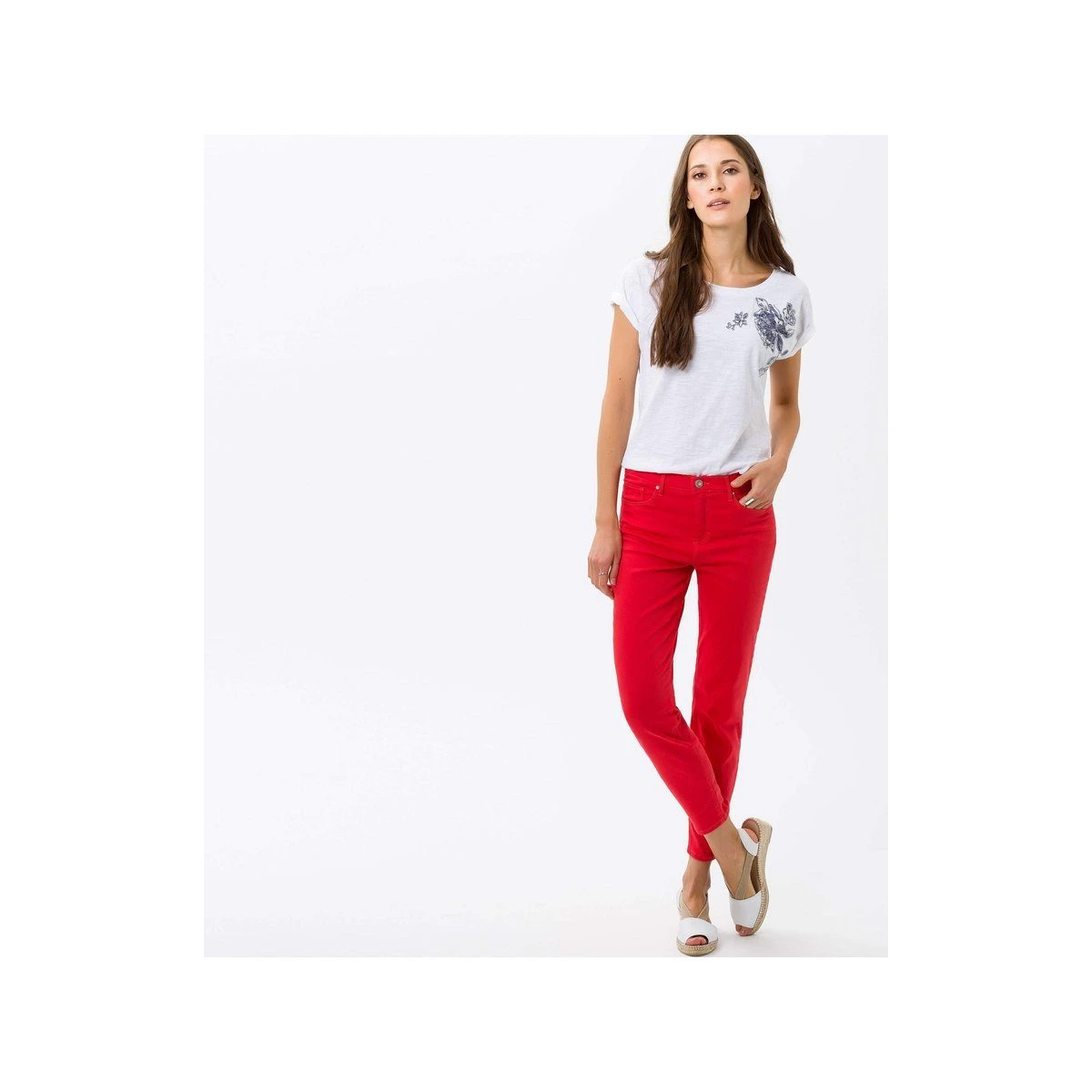 Brax Stoffhose »rot Regular« (1-tlg) – Bild 3