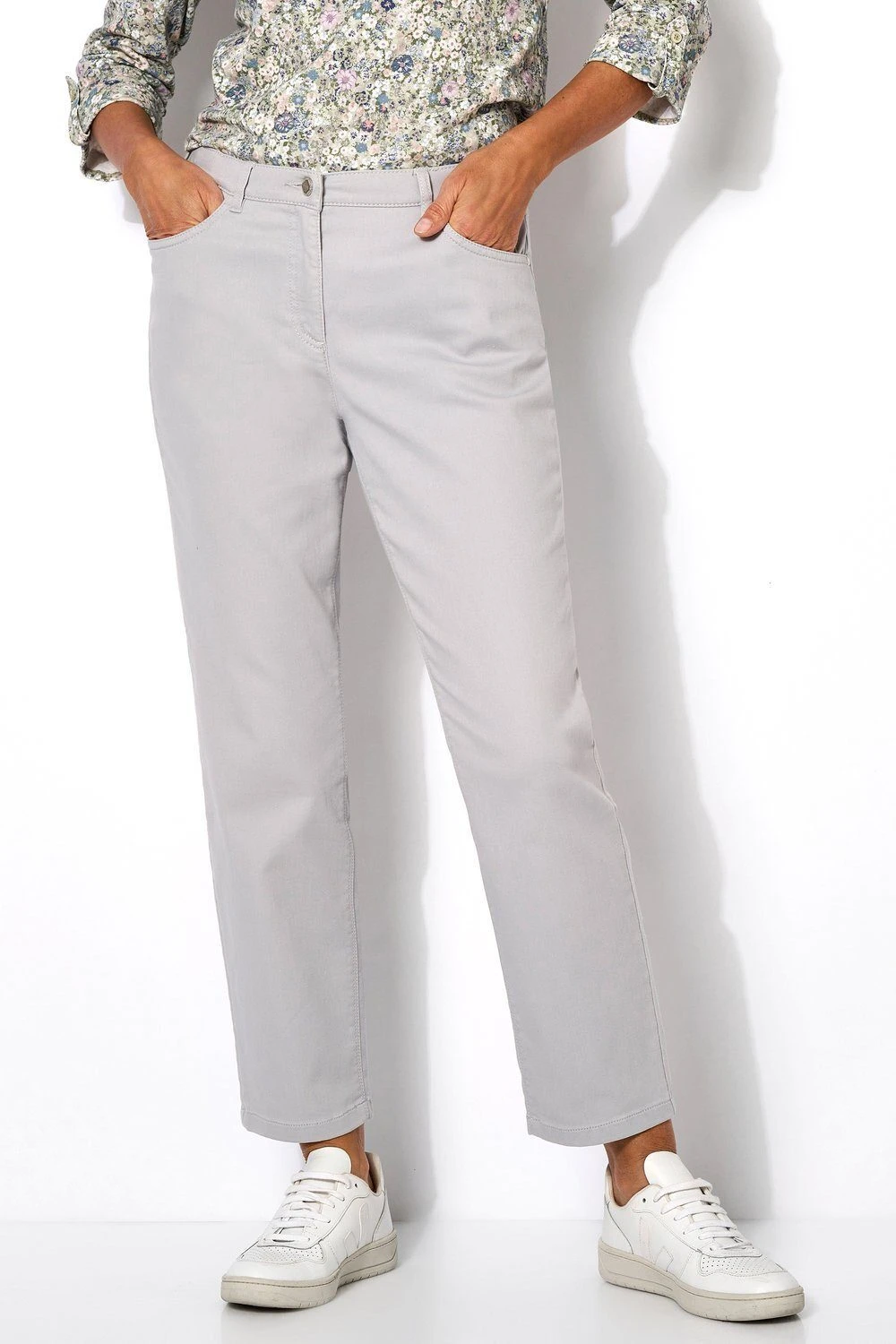 Relaxed By TONI 5-Pocket-Hose Geheimnisvolle Schoene Mit Verstellbarem Bund