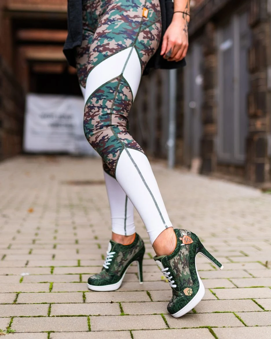 Missy Rockz Leggings Rockz Army Leggings Camouflage / White – Bild 3