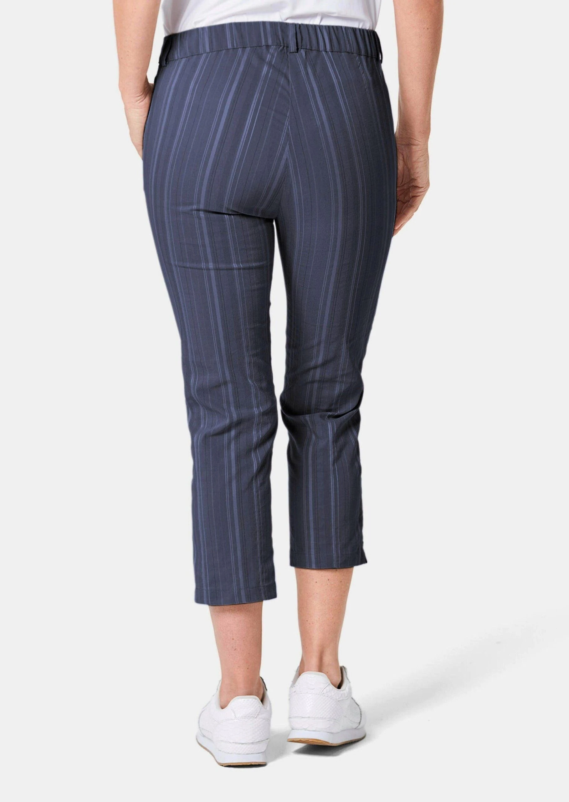 GOLDNER Caprihose Verkürzte Strukturhose In Elastischer Ware Perfekter Sitz Mit Viel Komfort – Bild 3