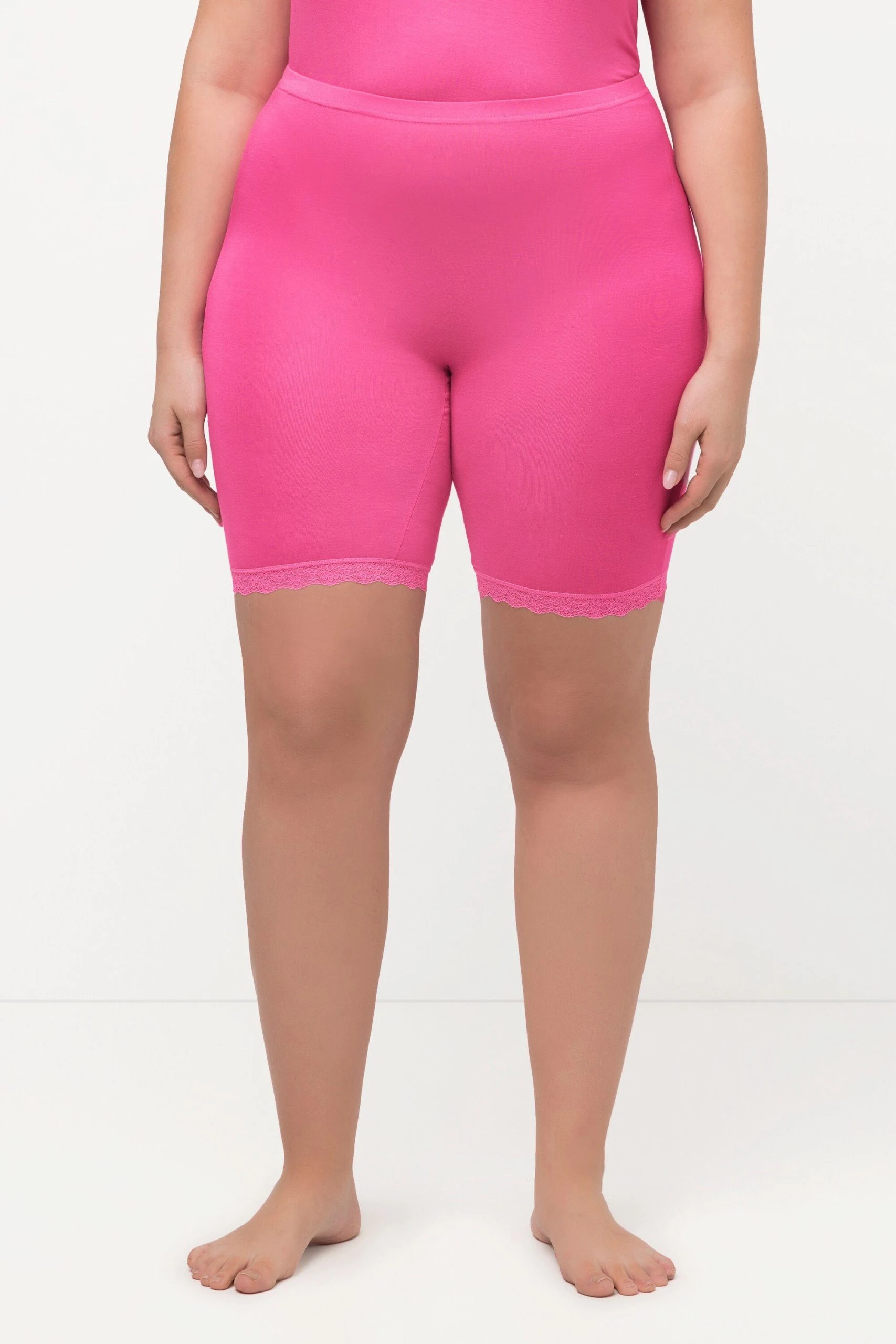 Ulla Popken Radlerhose Radler Spitzensaum Bambusqualität