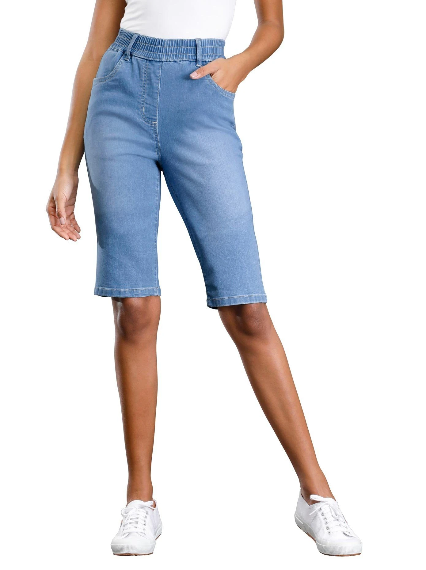 Classic Basics Jeansbermudas (1-tlg)