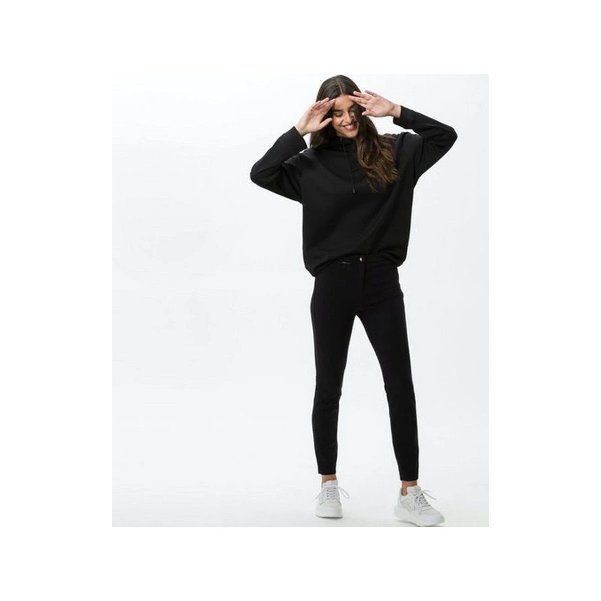 Brax Stoffhose Schwarz Regular (1-tlg) – Bild 3