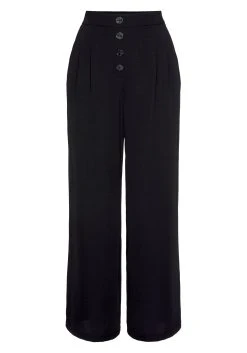 LASCANA Palazzohose Mit Zierknöpfen