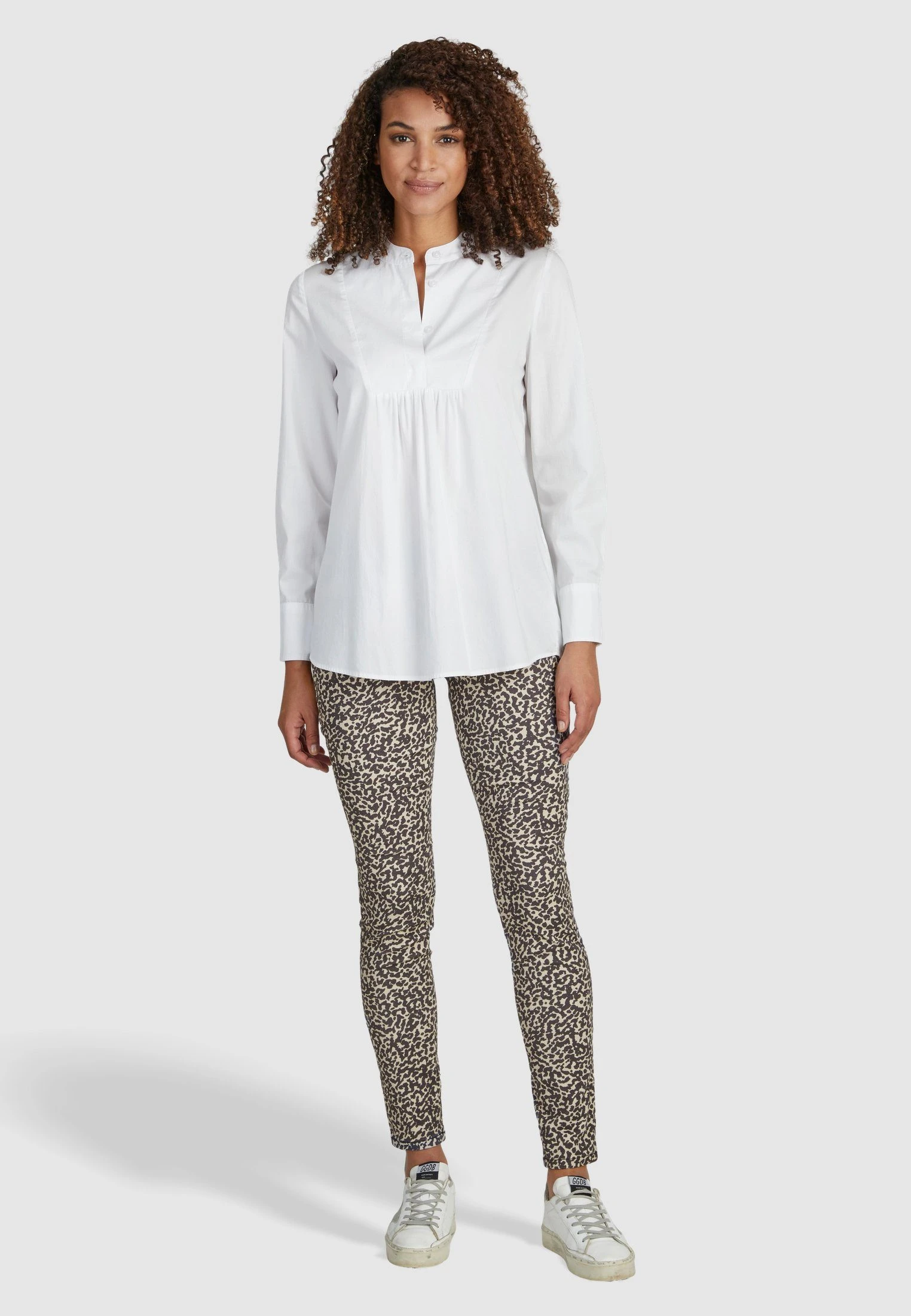 MARC AUREL 5-Pocket-Hose Mit Leo-Muster – Bild 4