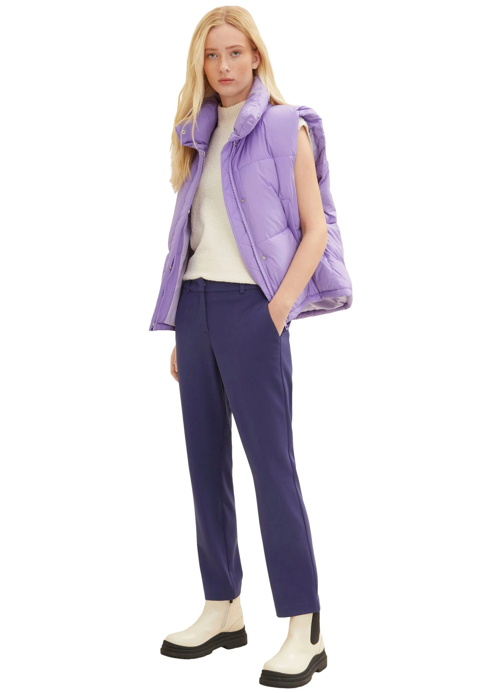 TOM TAILOR Anzughose Mit Seitlichen Eingrifftaschen – Bild 7