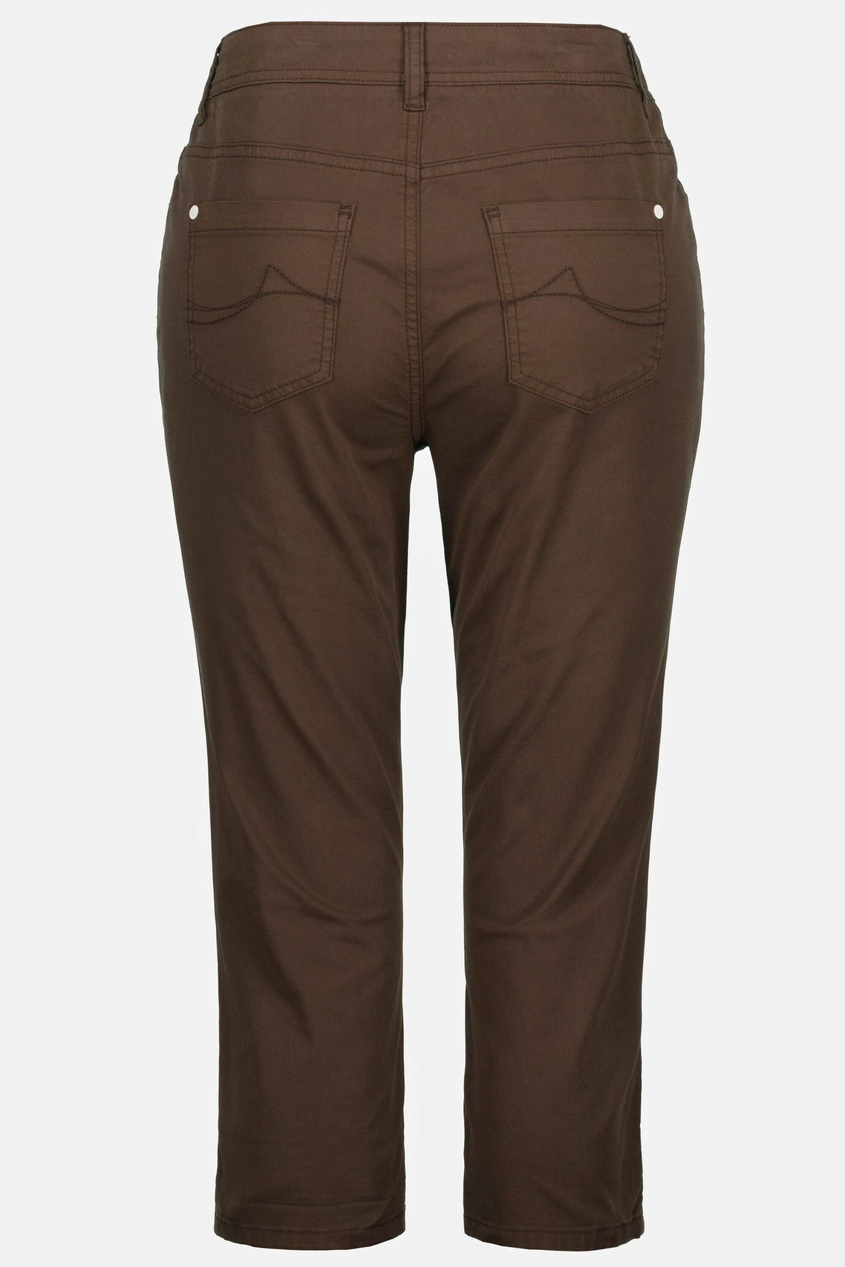 Gina Laura Caprihose Capri-Hose Garment Dyed 5-Pocket Zipper – Bild 4