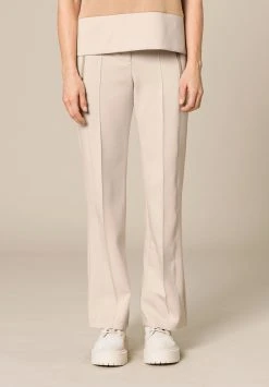 Bianca Stretch-Hose PARIGI In Angesagter, Lässiger Weite Mit Modernen Details