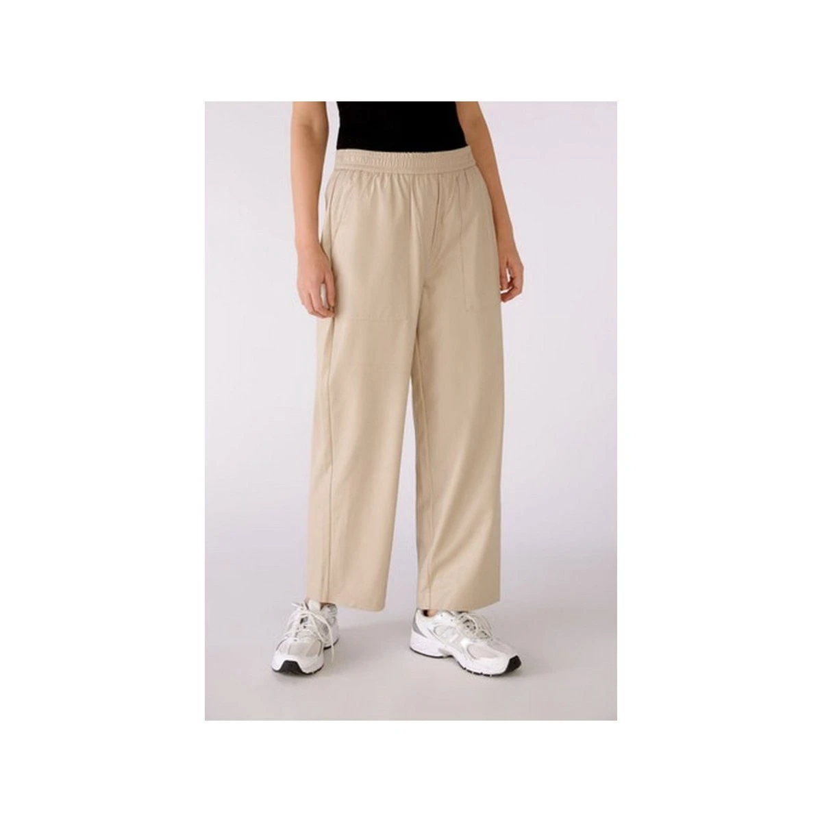 Oui Stoffhose »grau Regular« (1-tlg) – Bild 5