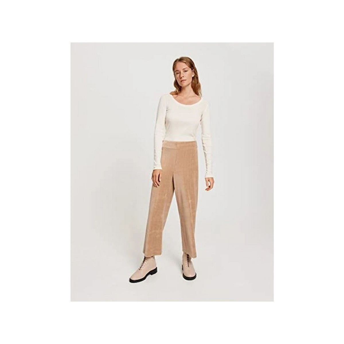 OPUS Stoffhose »beige Regular« (1-tlg) – Bild 2