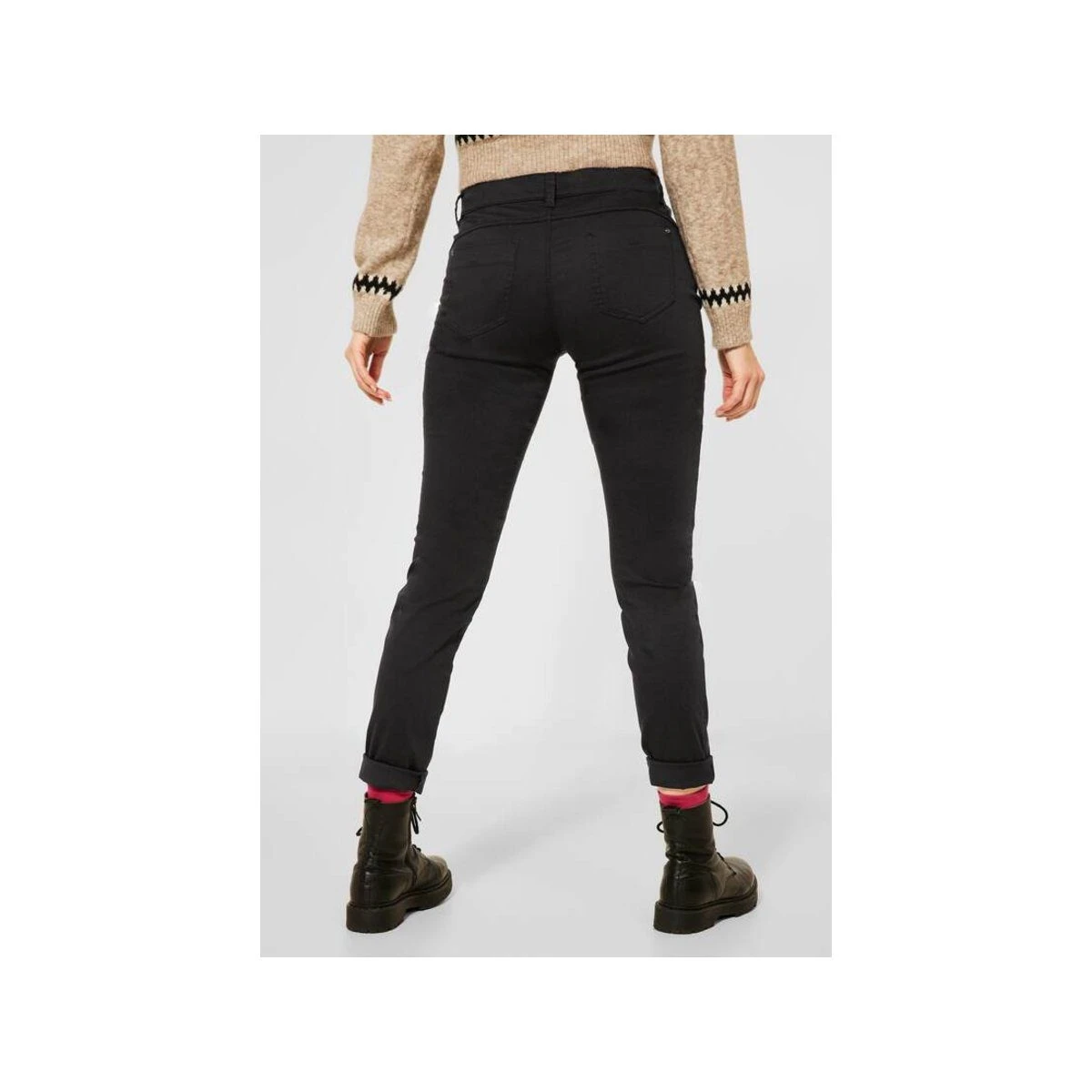 STREET ONE Stoffhose »schwarz Regular« (1-tlg) – Bild 2