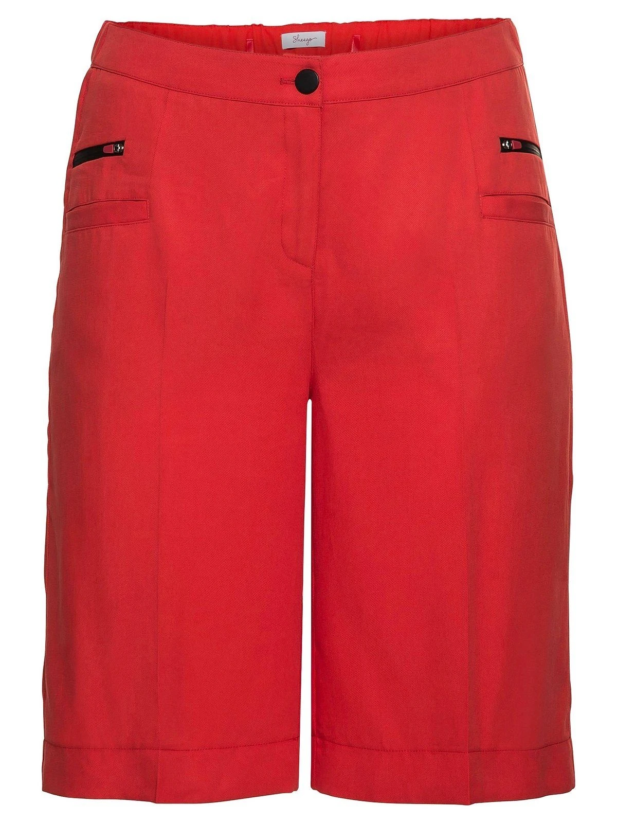 Sheego Bermudas »Bermudas« Mit Bügelfalten, Aus TENCEL™ Lyocell – Bild 5