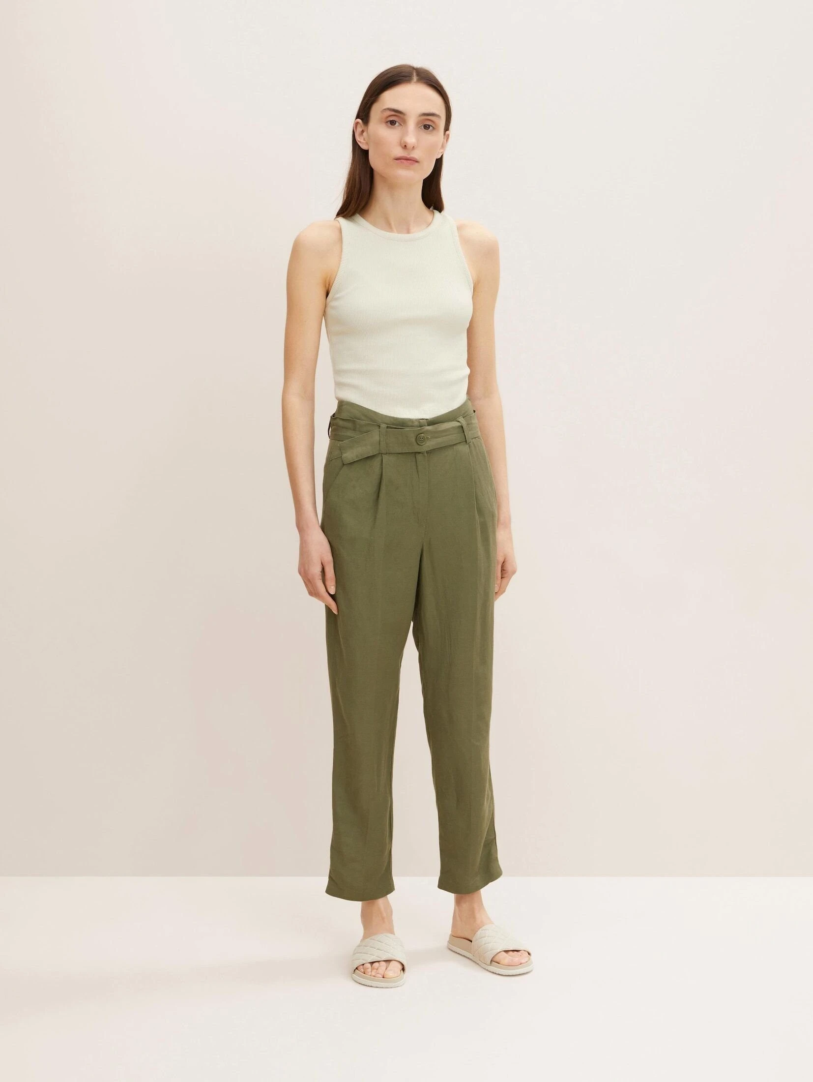 TOM TAILOR Culotte »Stoffhose Mit Teilungsnähten«