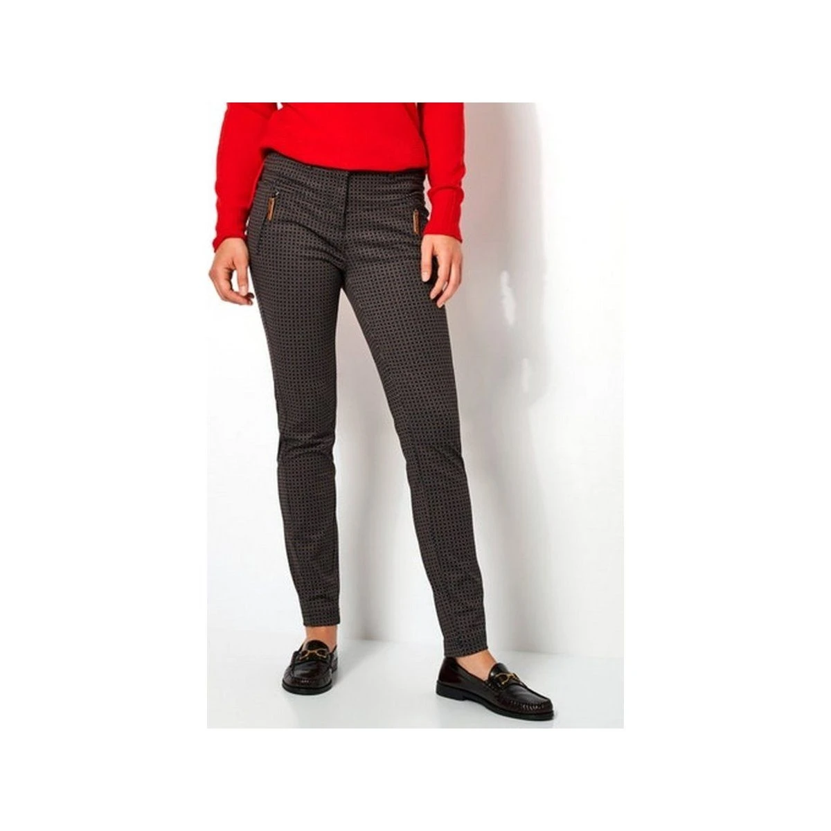 TONI Stoffhose Dunkel-blau Regular (1-tlg) – Bild 2