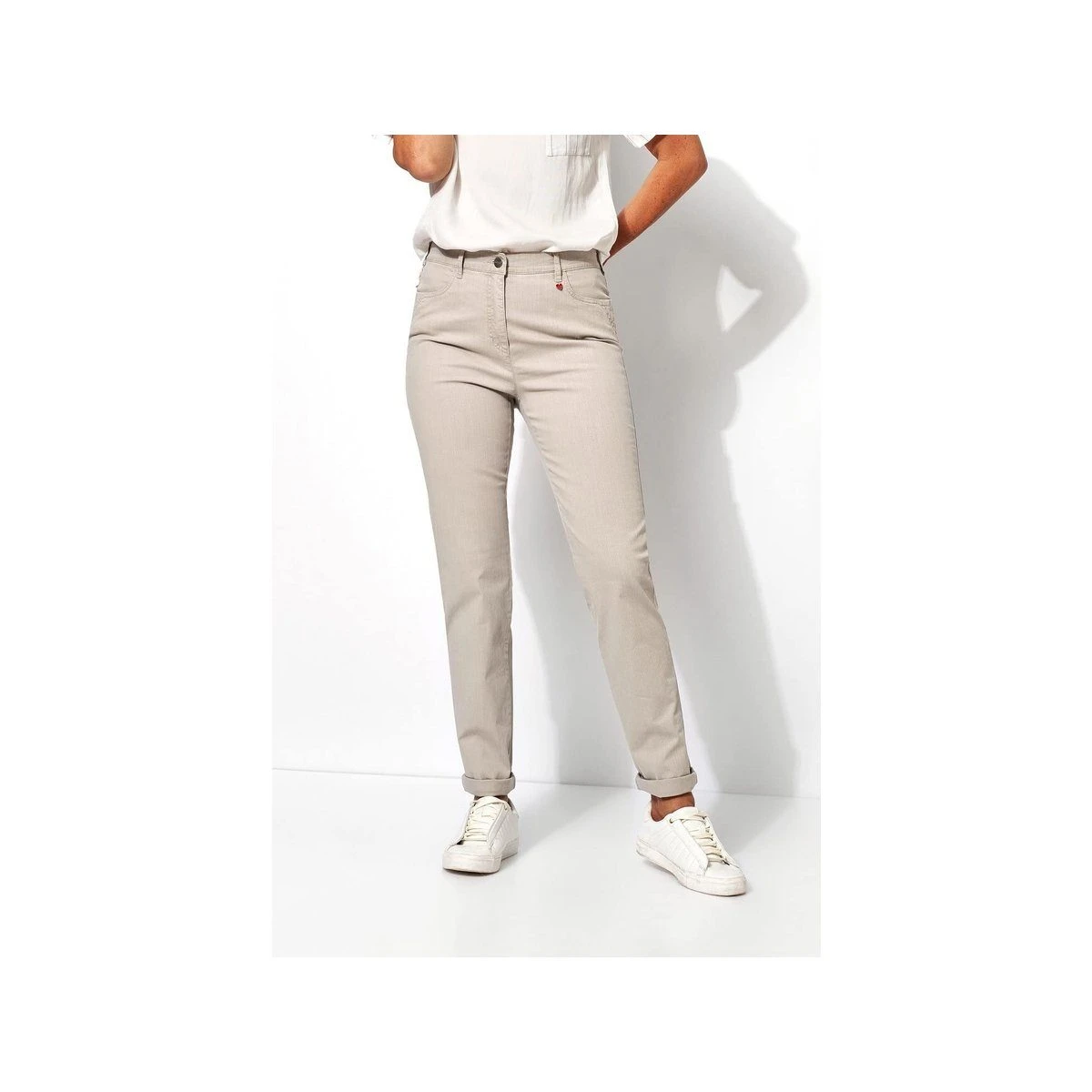 TONI Stoffhose Beige Regular (1-tlg) – Bild 2