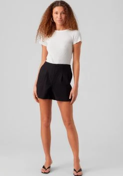 Vero Moda Shorts VMJESMILO HW SHORTS WVN GA NOOS Mit Elastischem Bund